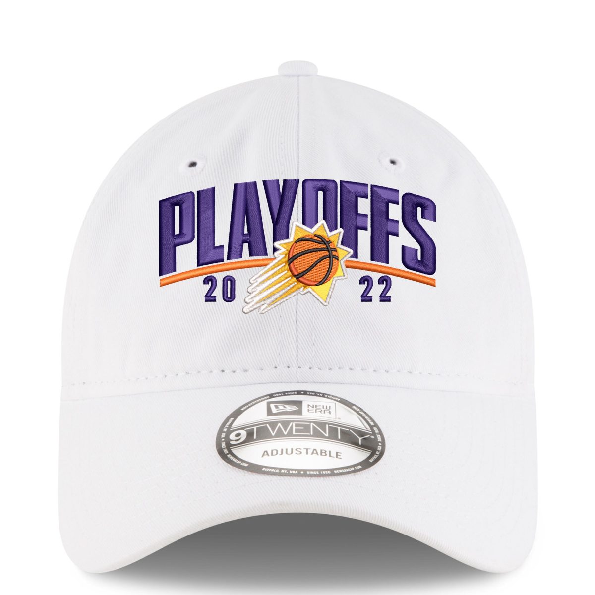 Phoenix Suns mens phoenix suns new era white 2022 nba playoffs arch 9twenty adjustable hat Collection | Official Suns Shop