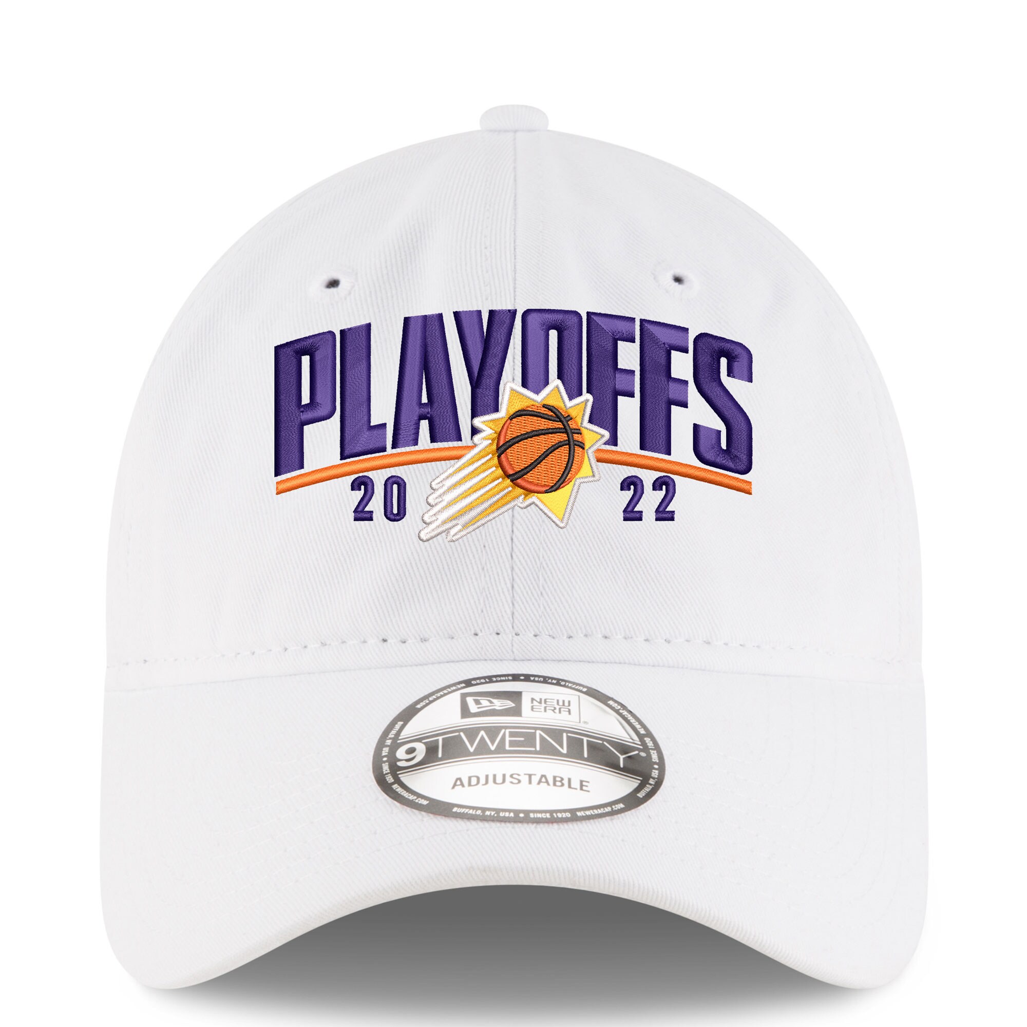 Phoenix Suns mens phoenix suns new era white 2022 nba playoffs arch 9twenty adjustable hat Collection | Official Suns Shop