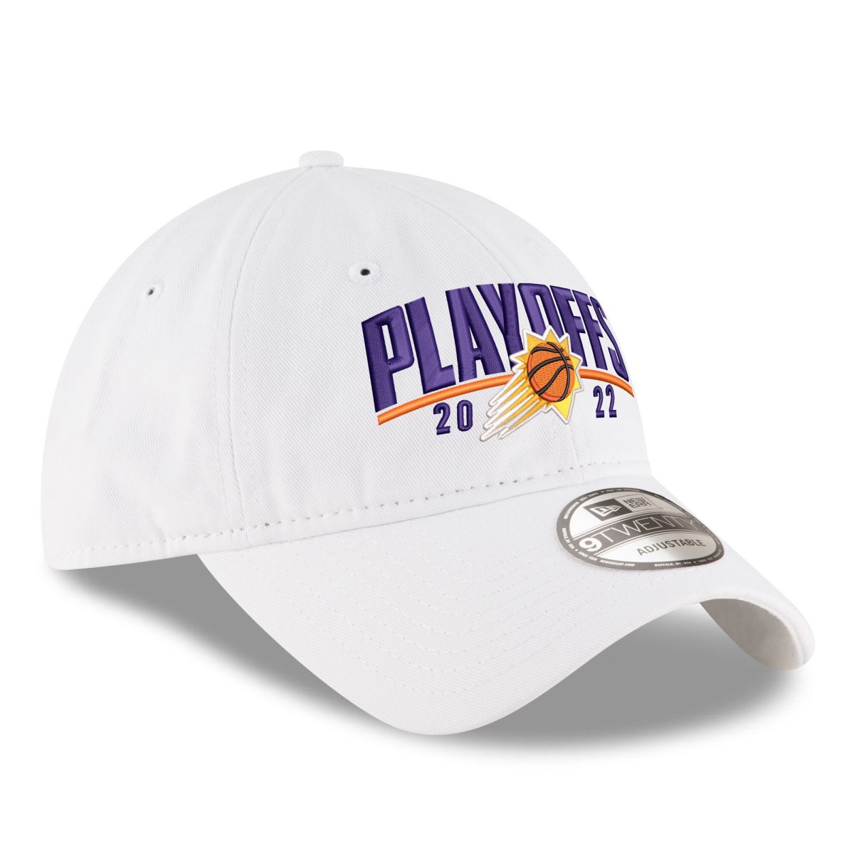Phoenix Suns mens phoenix suns new era white 2022 nba playoffs arch 9twenty adjustable hat Collection | Official Suns Shop
