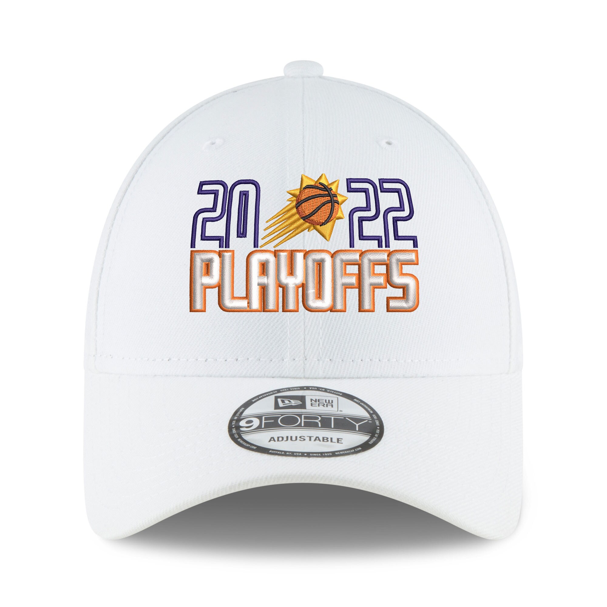 Phoenix Suns mens phoenix suns new era white 2022 nba playoffs bubble letter 9forty adjustable hat Collection | Official Suns Shop