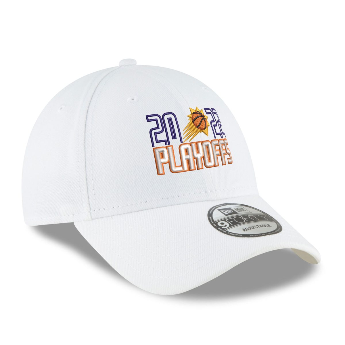 Phoenix Suns mens phoenix suns new era white 2022 nba playoffs bubble letter 9forty adjustable hat Collection | Official Suns Shop