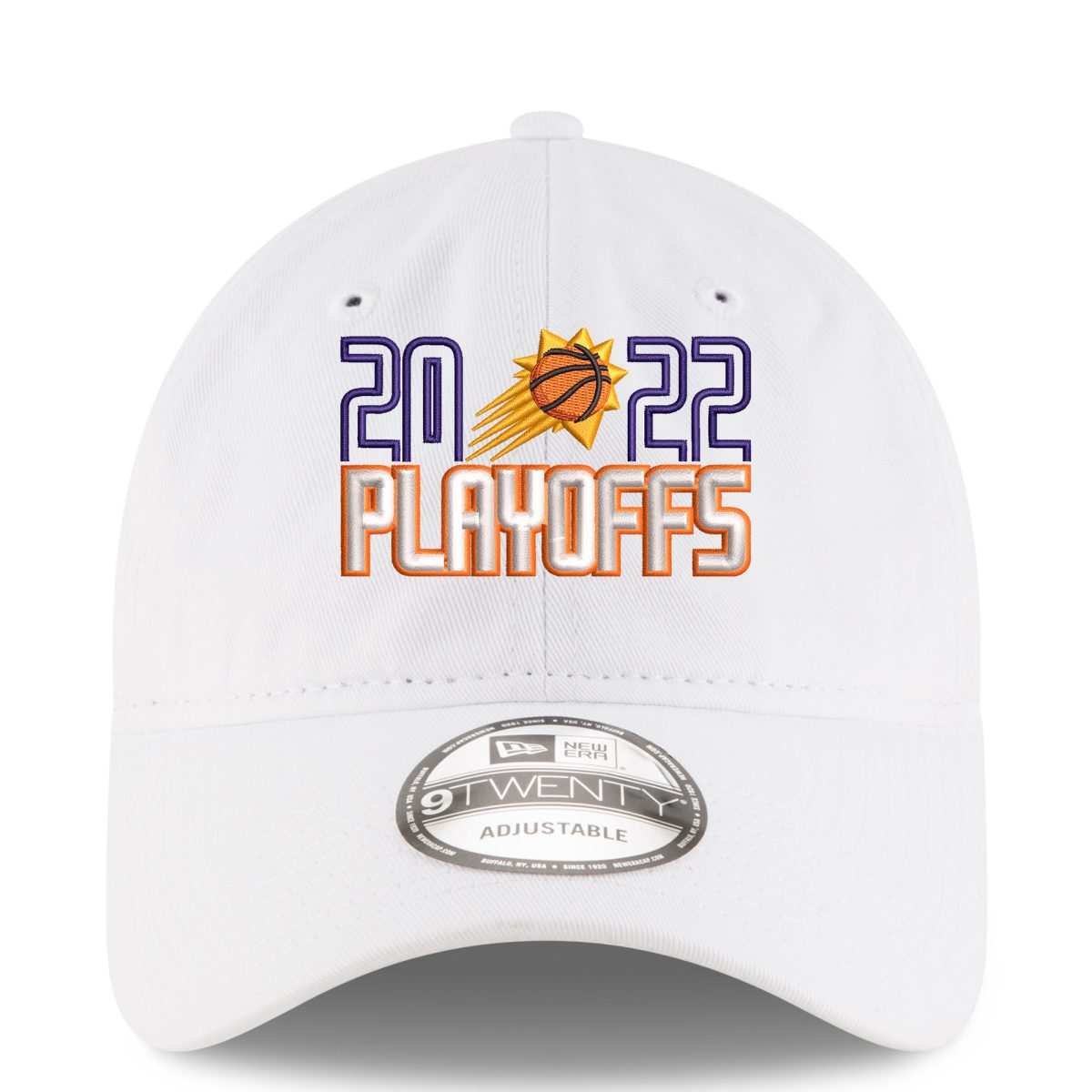 Phoenix Suns mens phoenix suns new era white 2022 nba playoffs bubble letter 9twenty adjustable hat Collection | Official Suns Shop