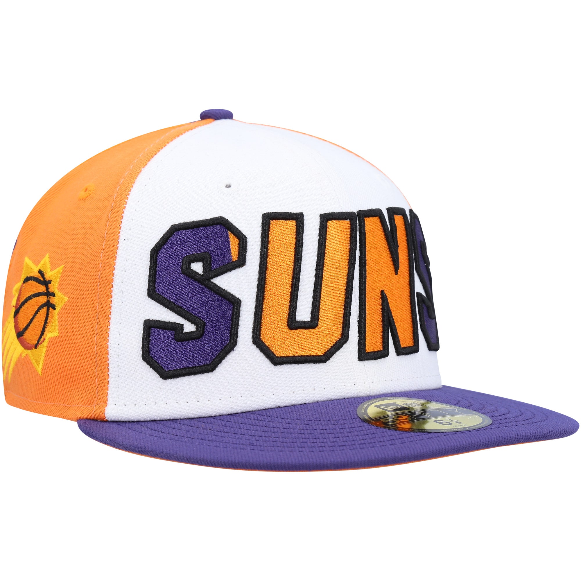Phoenix Suns mens phoenix suns new era whitepurple back half 9fifty fitted hat Collection | Official Suns Shop