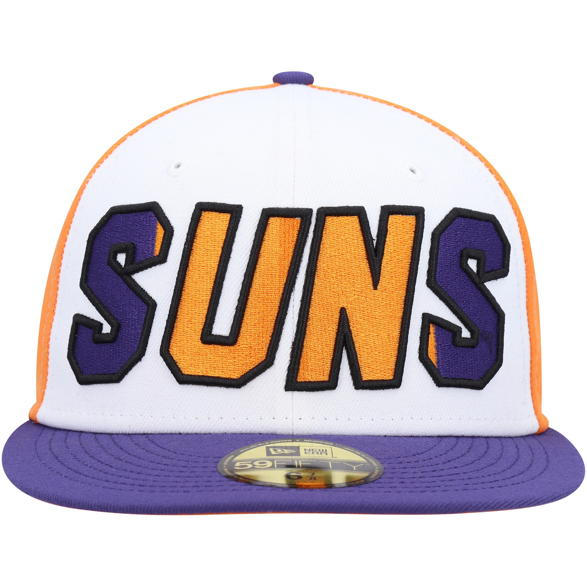 Phoenix Suns mens phoenix suns new era whitepurple back half 9fifty fitted hat Collection | Official Suns Shop