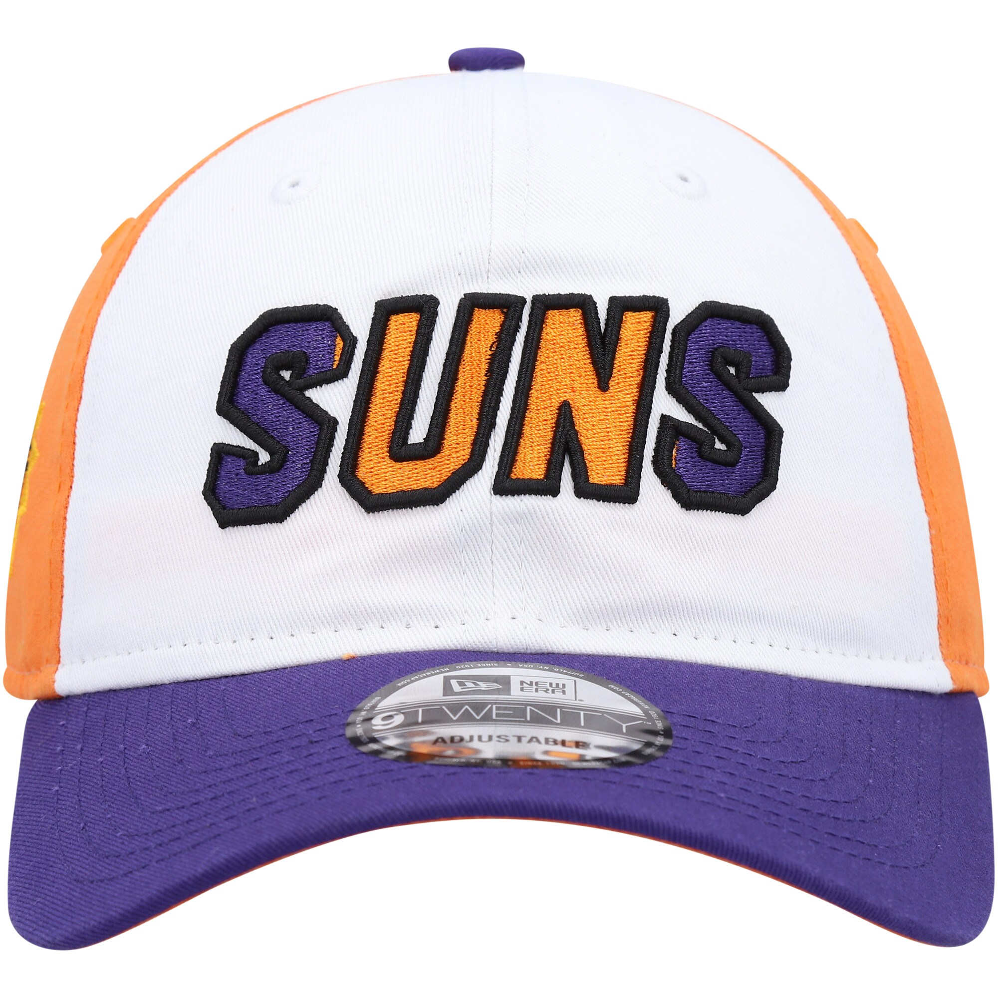 Phoenix Suns mens phoenix suns new era whitepurple back half 9twenty adjustable hat Collection | Official Suns Shop