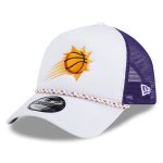Phoenix Suns mens phoenix suns new era whitepurple court sport foam a-frame 9forty adjustable trucker hat Collection | Official Suns Shop