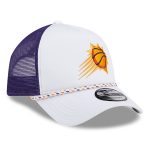 Phoenix Suns mens phoenix suns new era whitepurple court sport foam a-frame 9forty adjustable trucker hat Collection | Official Suns Shop