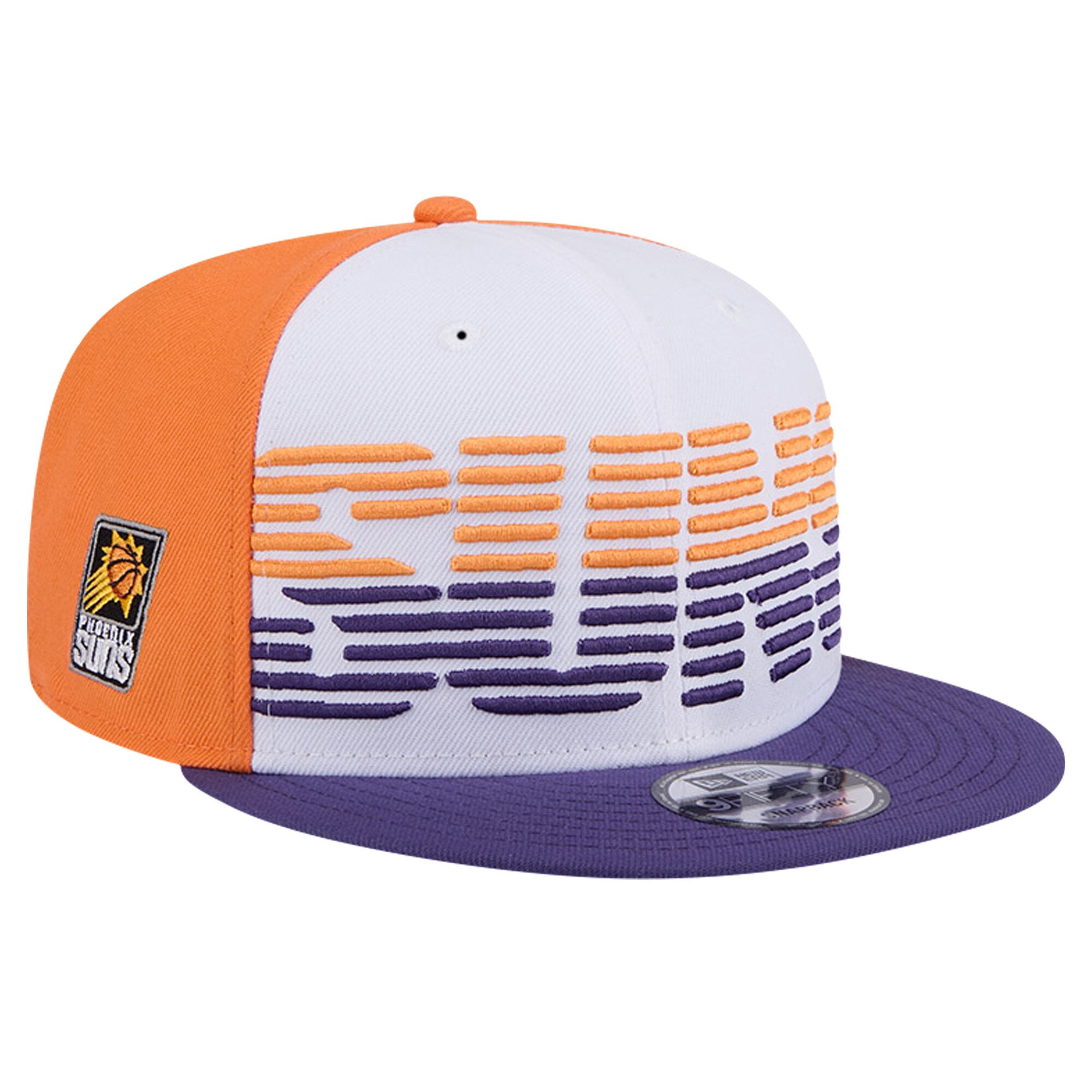 Phoenix Suns mens phoenix suns new era whitepurple throwback gradient tech font 9fifty snapback hat Collection | Official Suns Shop