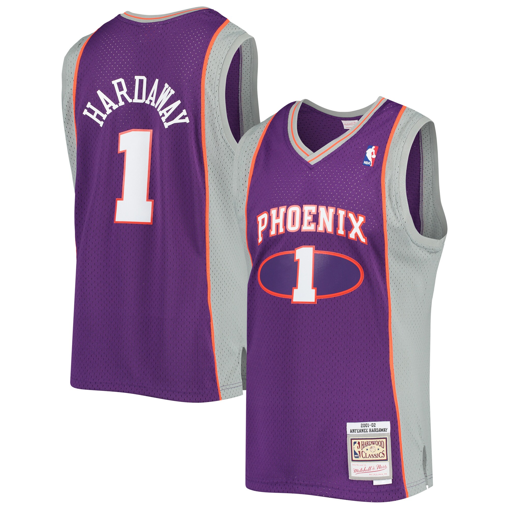 Phoenix Suns mens phoenix suns penny hardaway mitchell  ness purple 200102 hardwood classics swingman jersey Collection | Official Suns Shop