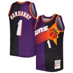 Phoenix Suns mens phoenix suns penny hardaway mitchell  ness purpleblack hardwood classics 199900 split swingman jersey Collection | Official Suns Shop