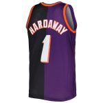 Phoenix Suns mens phoenix suns penny hardaway mitchell  ness purpleblack hardwood classics 199900 split swingman jersey Collection | Official Suns Shop
