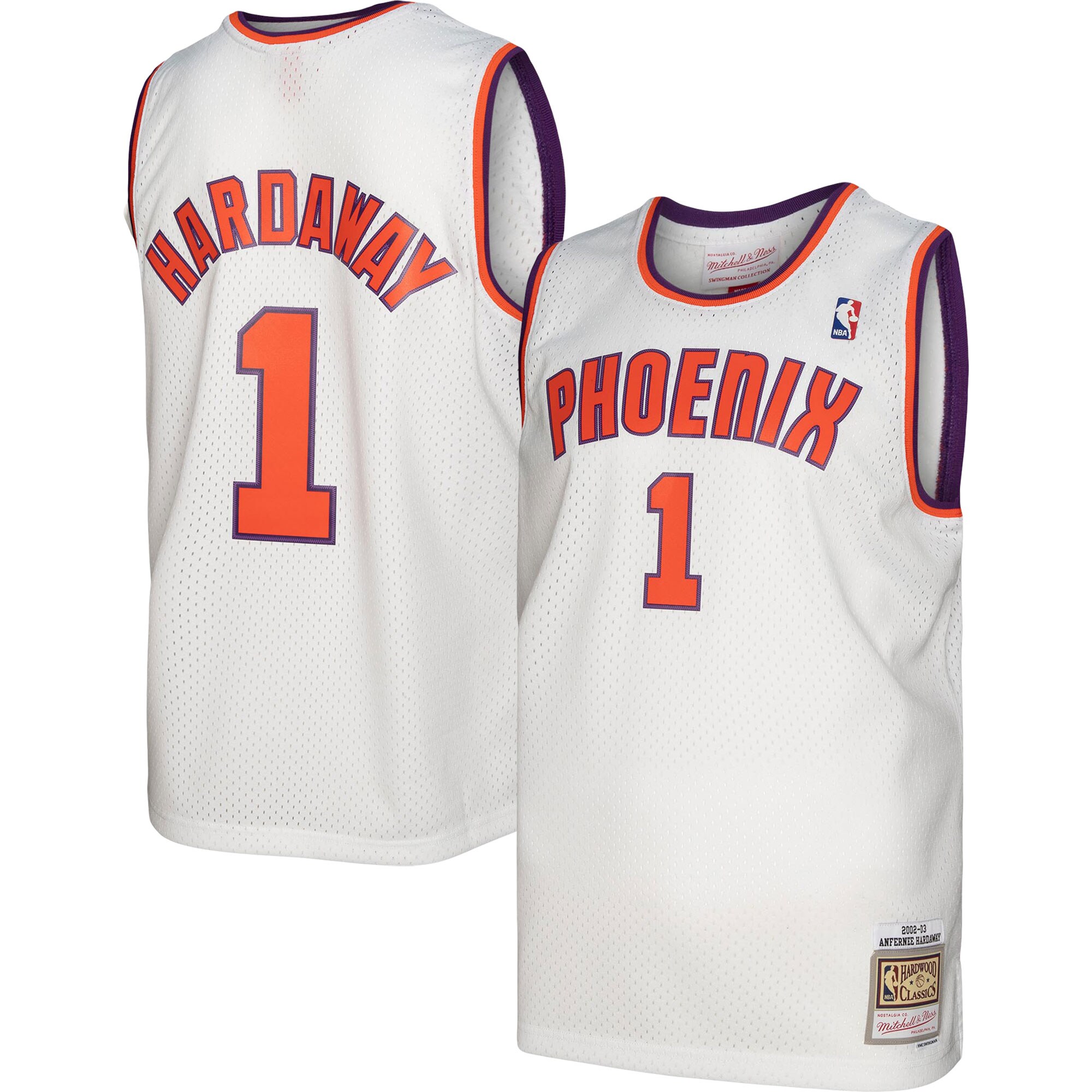 Phoenix Suns mens phoenix suns penny hardaway mitchell  ness white 200203 hardwood classics swingman jersey Collection | Official Suns Shop