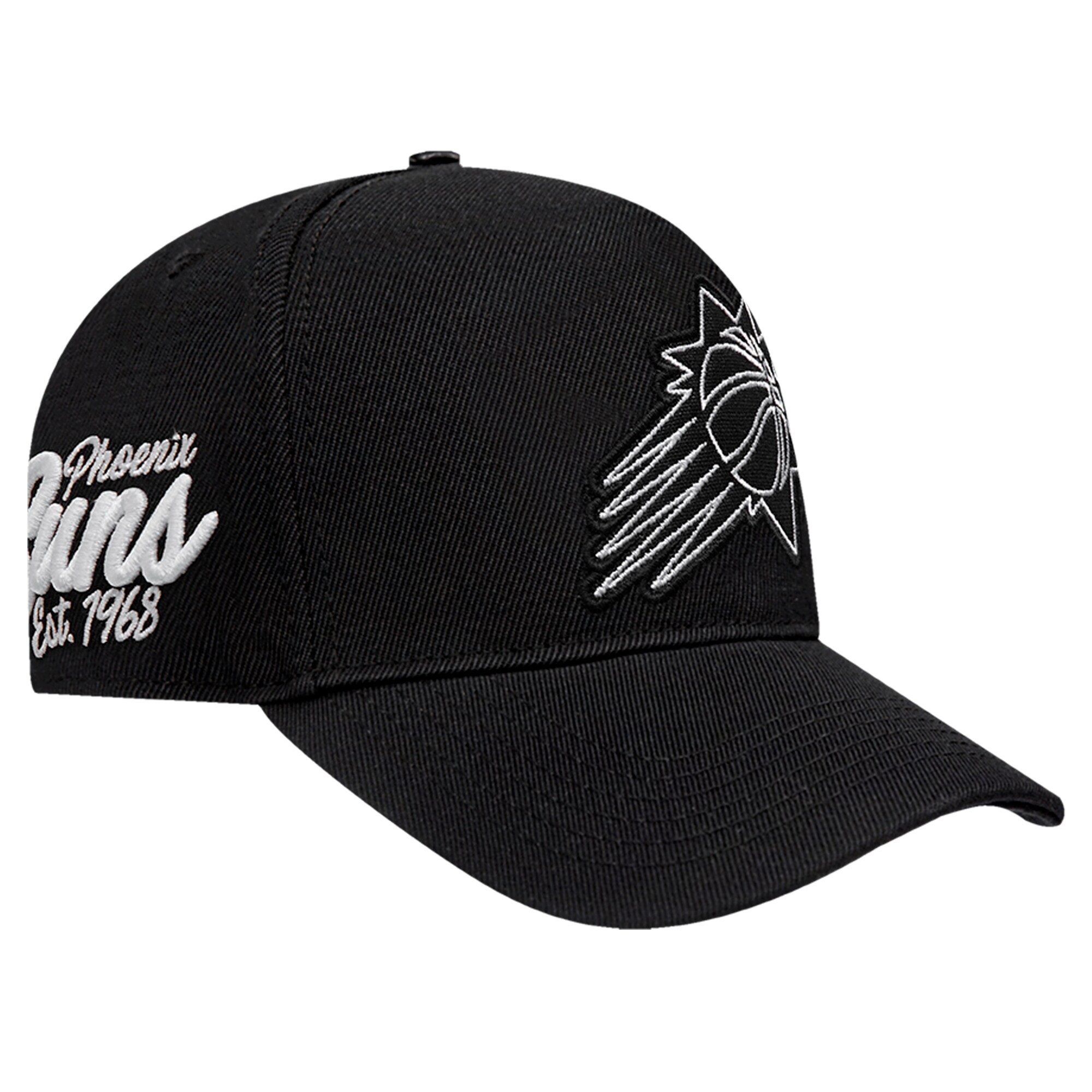Phoenix Suns mens phoenix suns pro standard black paint the city pinch front snapback hat Collection | Official Suns Shop