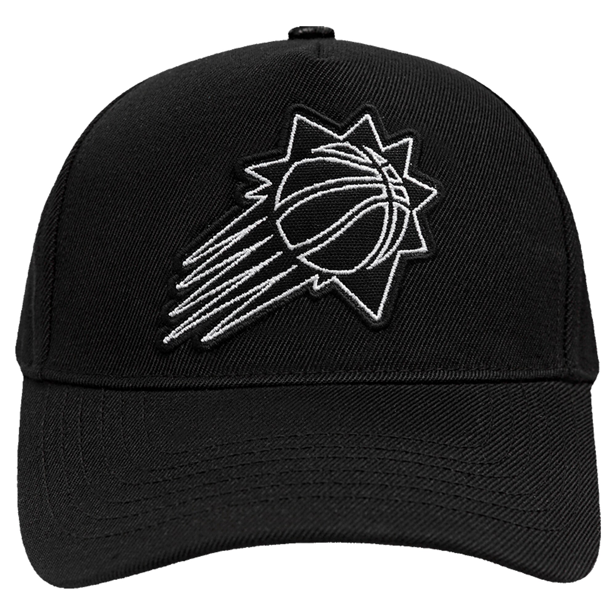 Phoenix Suns mens phoenix suns pro standard black paint the city pinch front snapback hat Collection | Official Suns Shop