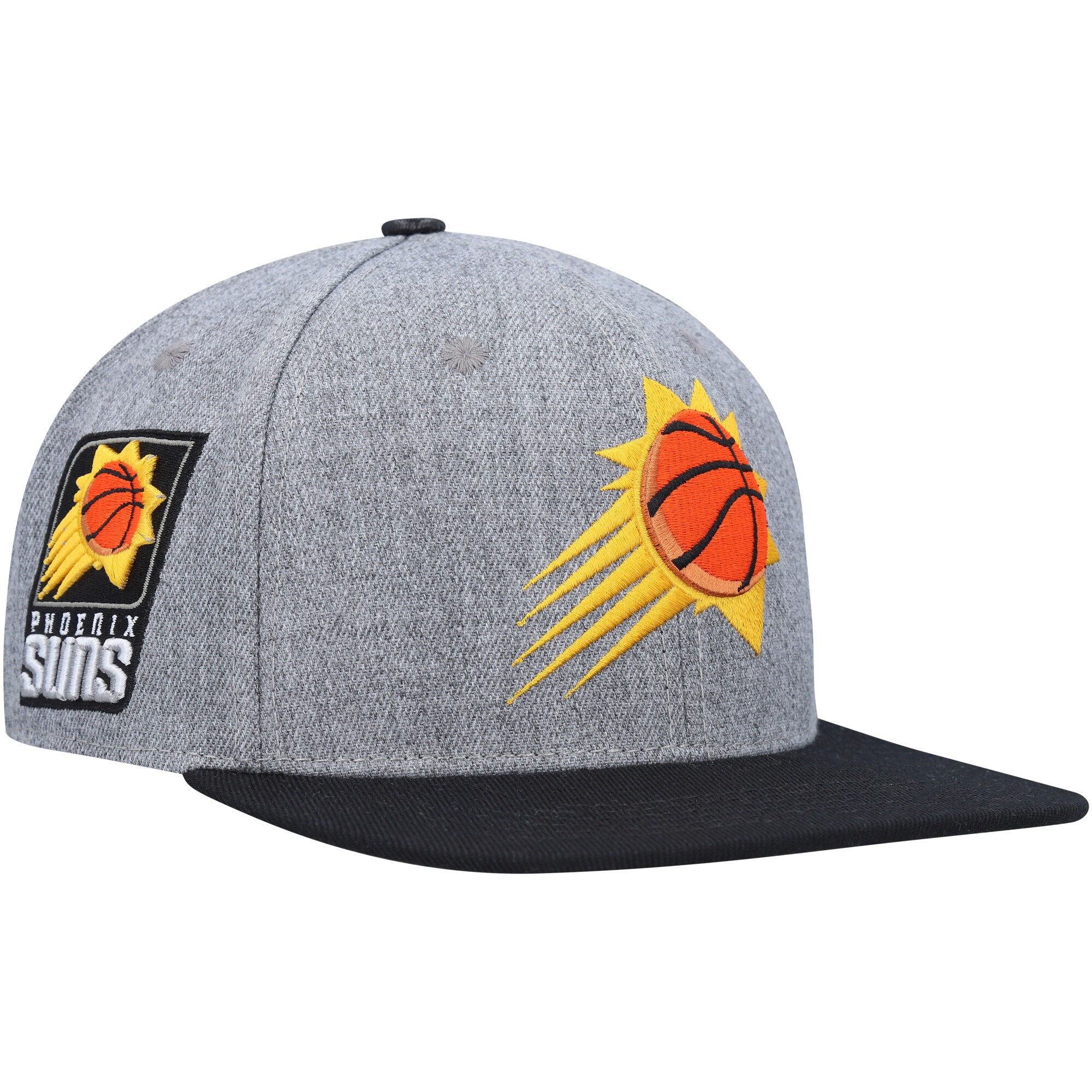 Phoenix Suns mens phoenix suns pro standard grayblack classic logo two-tone snapback hat Collection | Official Suns Shop