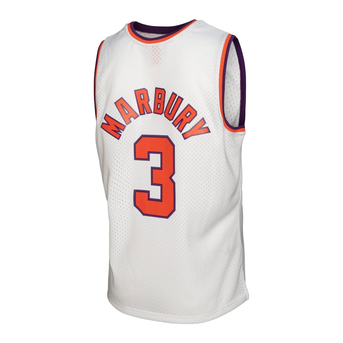 Phoenix Suns mens phoenix suns stephon marbury mitchell  ness white 200203 hardwood classics swingman jersey Collection | Official Suns Shop