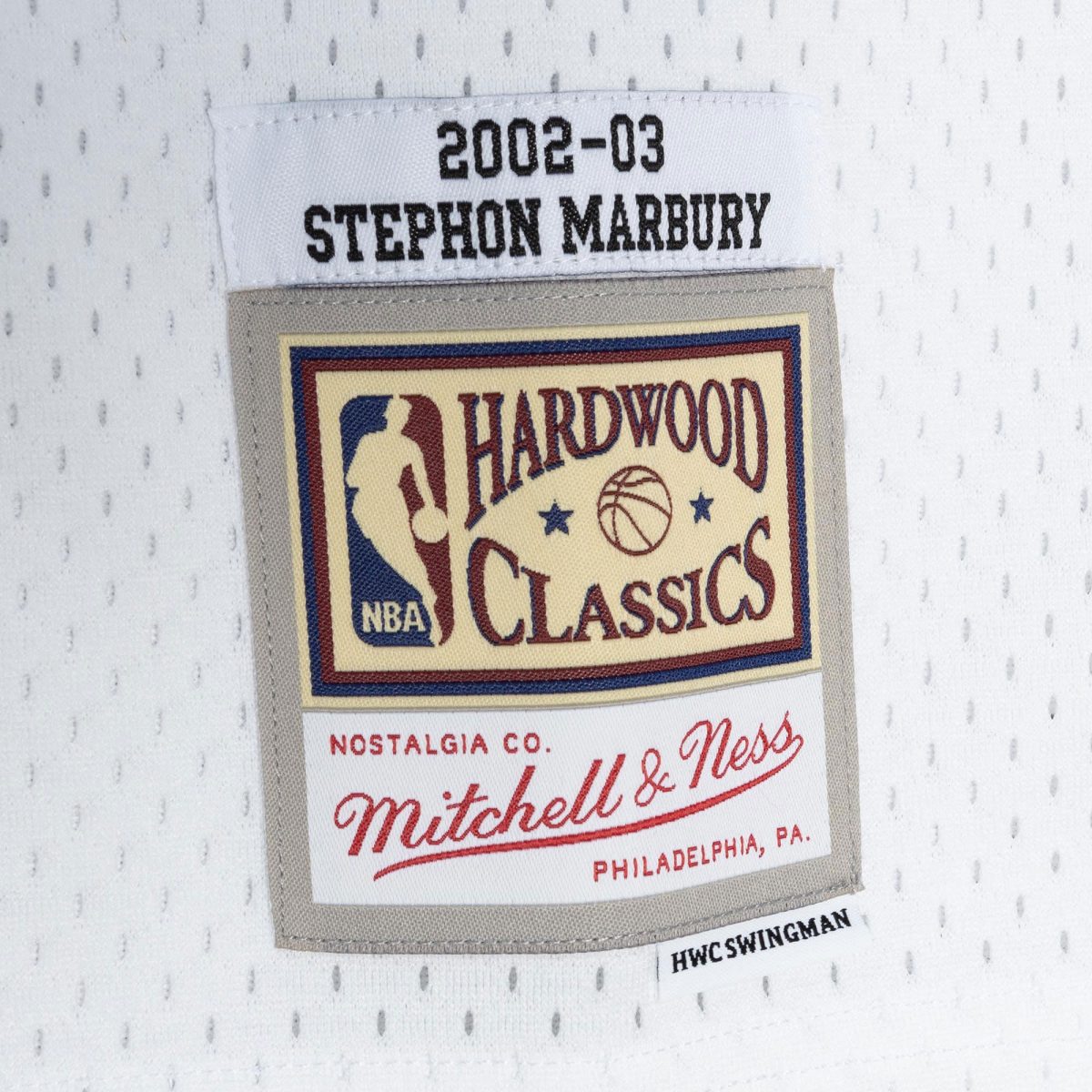 Phoenix Suns mens phoenix suns stephon marbury mitchell  ness white 200203 hardwood classics swingman jersey Collection | Official Suns Shop
