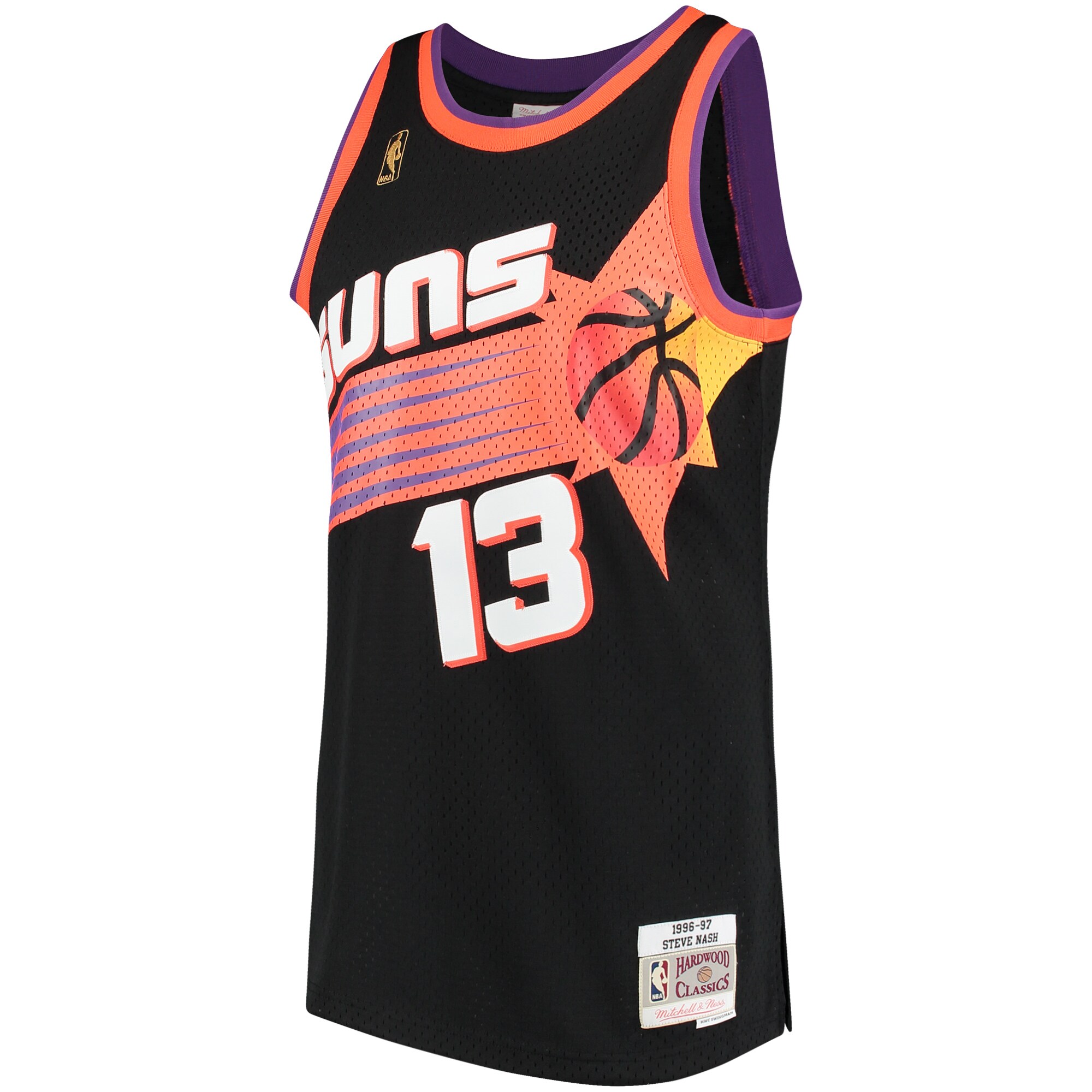 Phoenix Suns mens phoenix suns steve nash mitchell  ness black 199697 hardwood classics swingman jersey Collection | Official Suns Shop