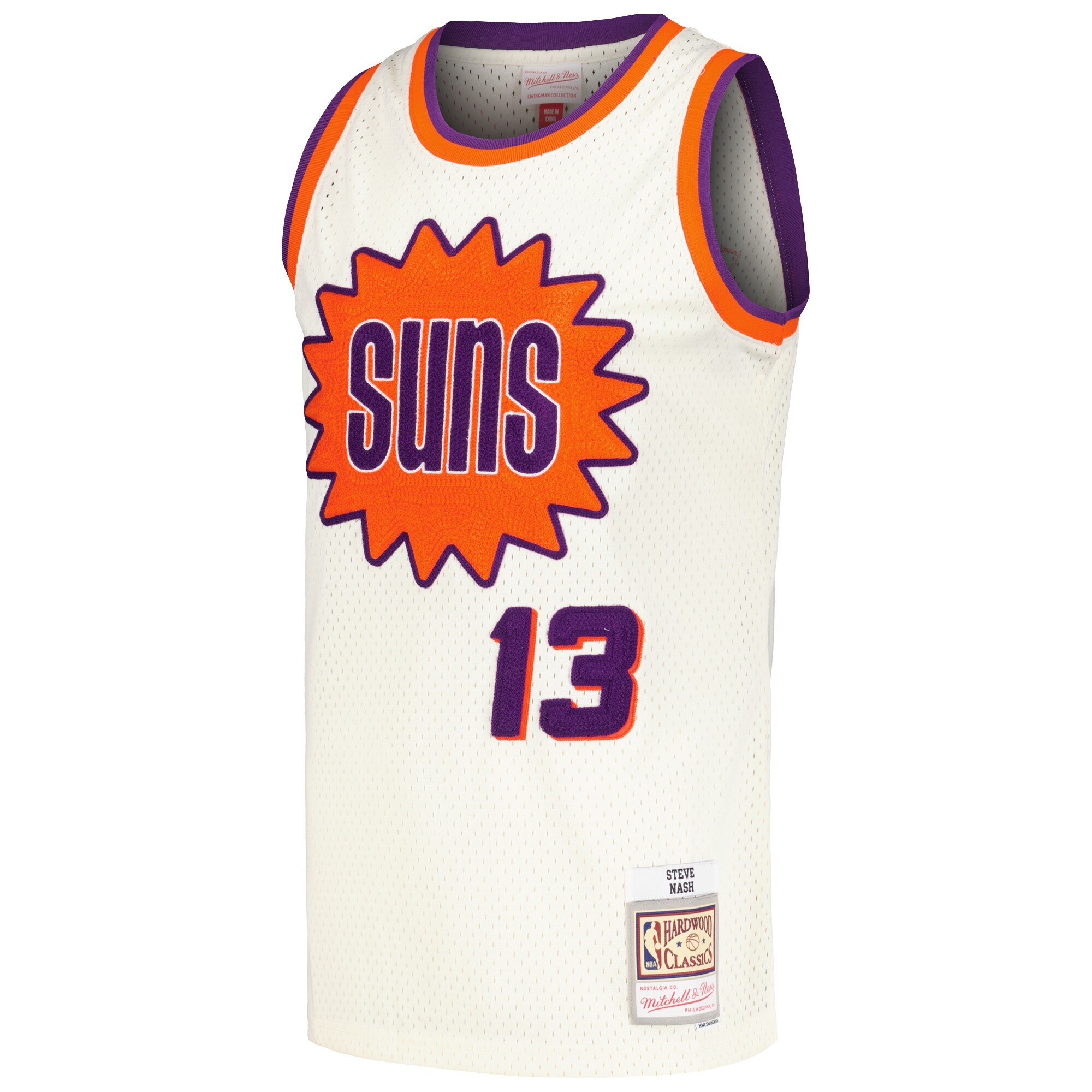 Phoenix Suns mens phoenix suns steve nash mitchell  ness cream chainstitch swingman jersey Collection | Official Suns Shop