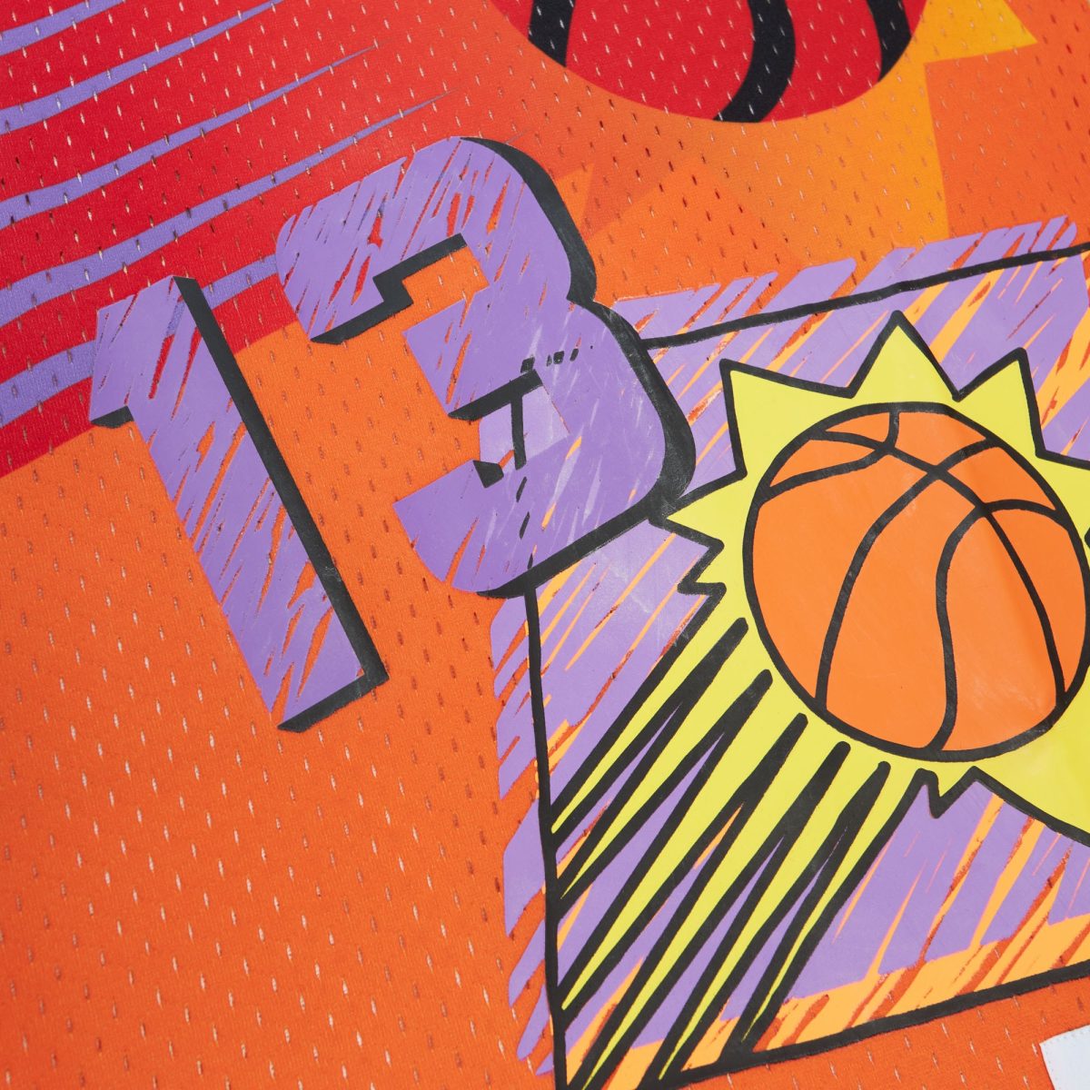 Phoenix Suns mens phoenix suns steve nash mitchell  ness orange 199697 swingman sidewalk sketch jersey Collection | Official Suns Shop