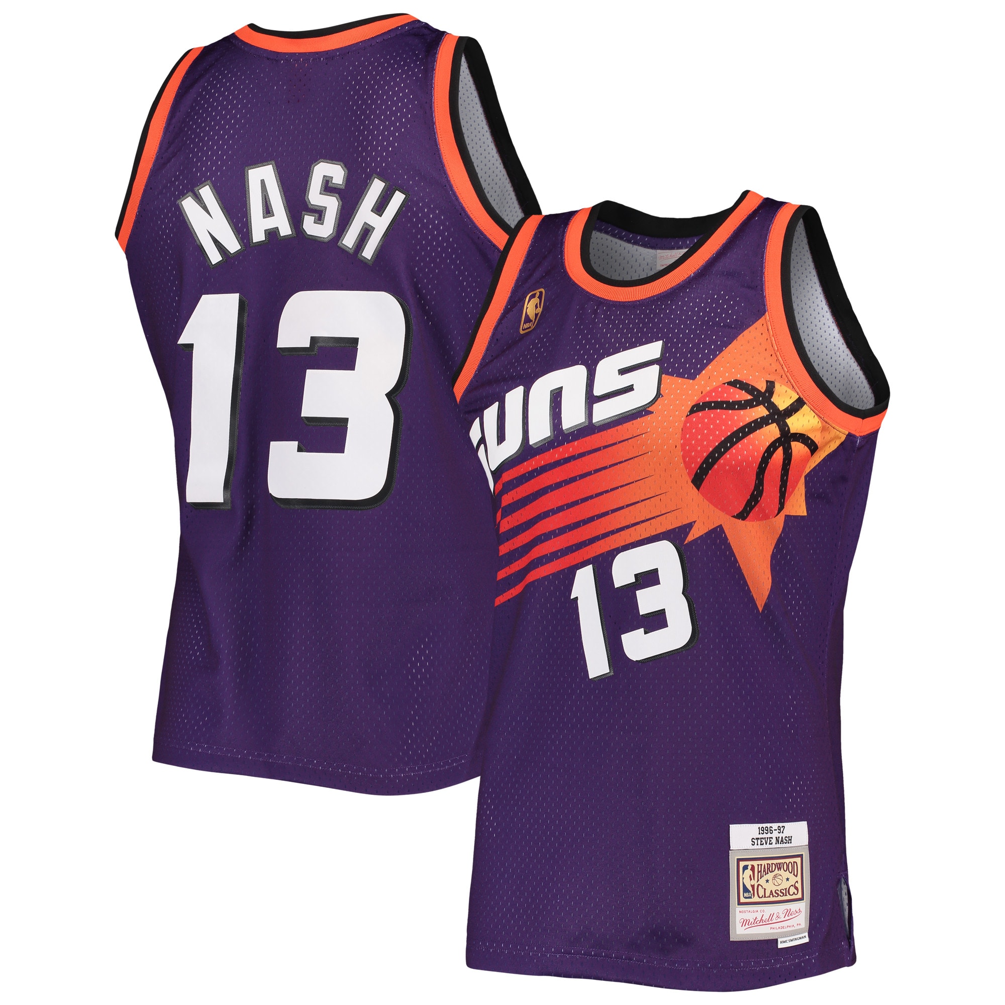 Phoenix Suns mens phoenix suns steve nash mitchell  ness purple 199697 hardwood classics swingman jersey Collection | Official Suns Shop