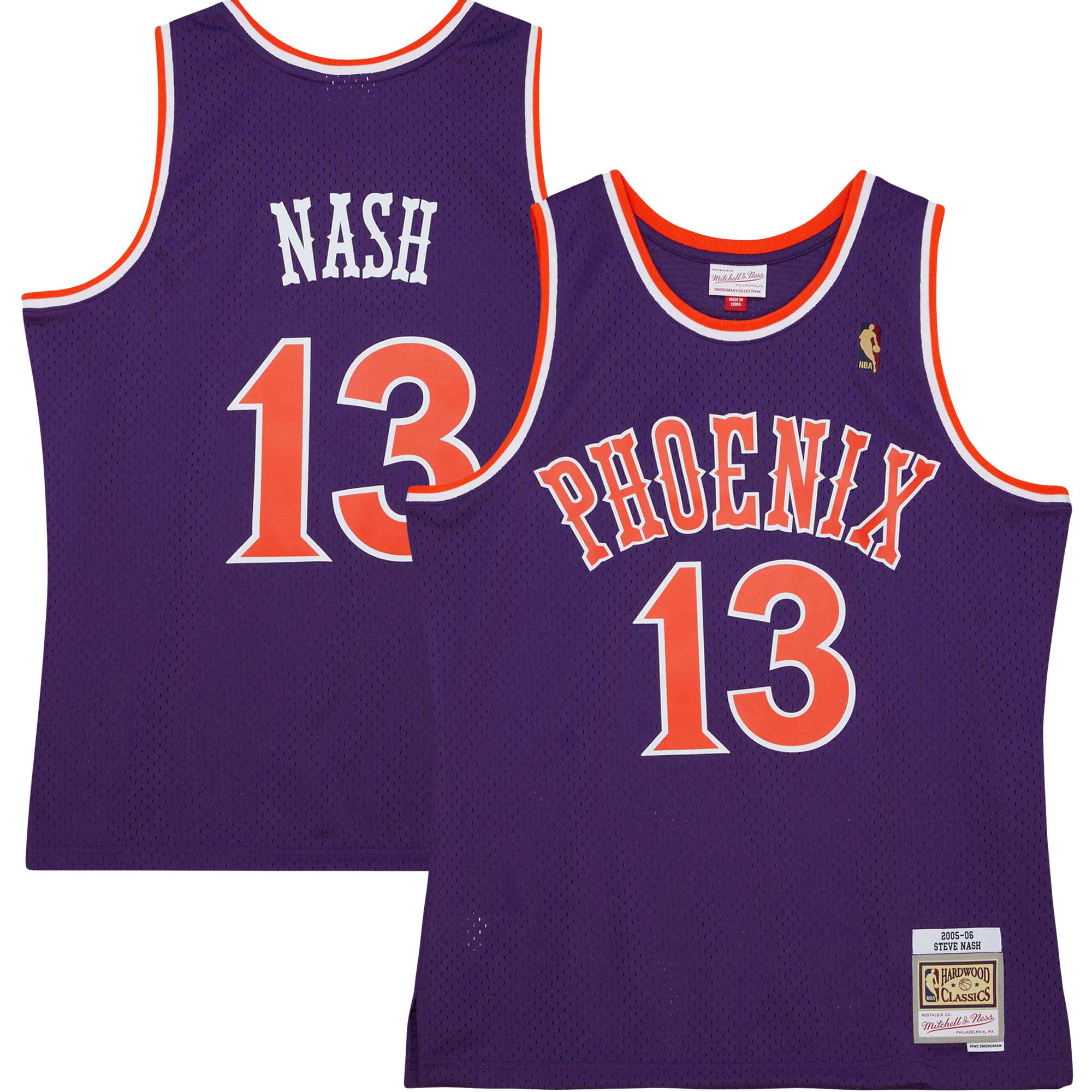 Phoenix Suns mens phoenix suns steve nash mitchell  ness purple 200506 hardwood classics swingman jersey Collection | Official Suns Shop