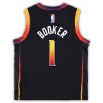 Phoenix Suns preschool phoenix suns devin booker jordan brand black 202223 swingman jersey – statement edition Collection | Official Suns Shop