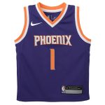 Phoenix Suns preschool phoenix suns devin booker nike purple replica jersey – icon edition Collection | Official Suns Shop