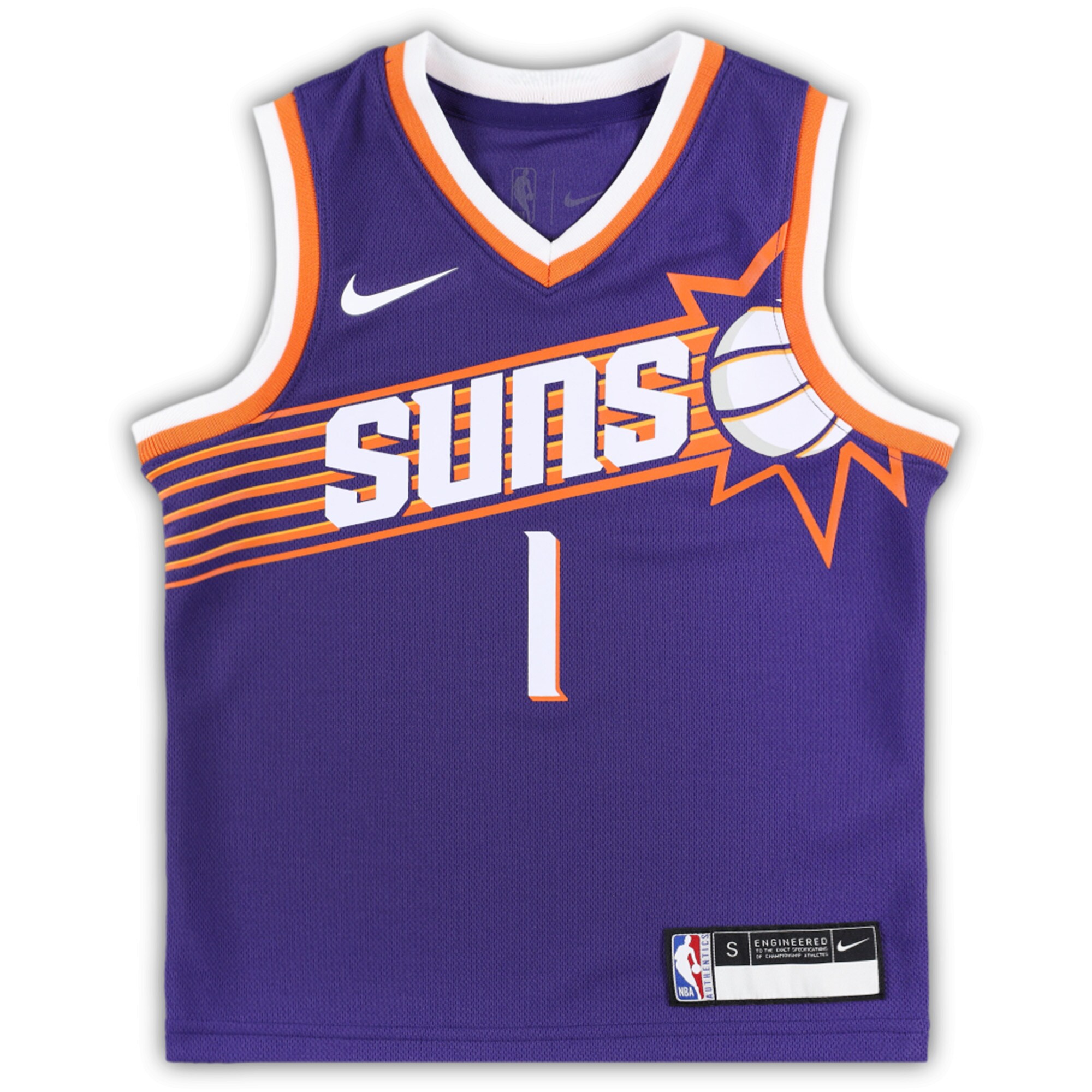 Phoenix Suns preschool phoenix suns devin booker nike purple swingman player jersey – icon edition Collection | Official Suns Shop