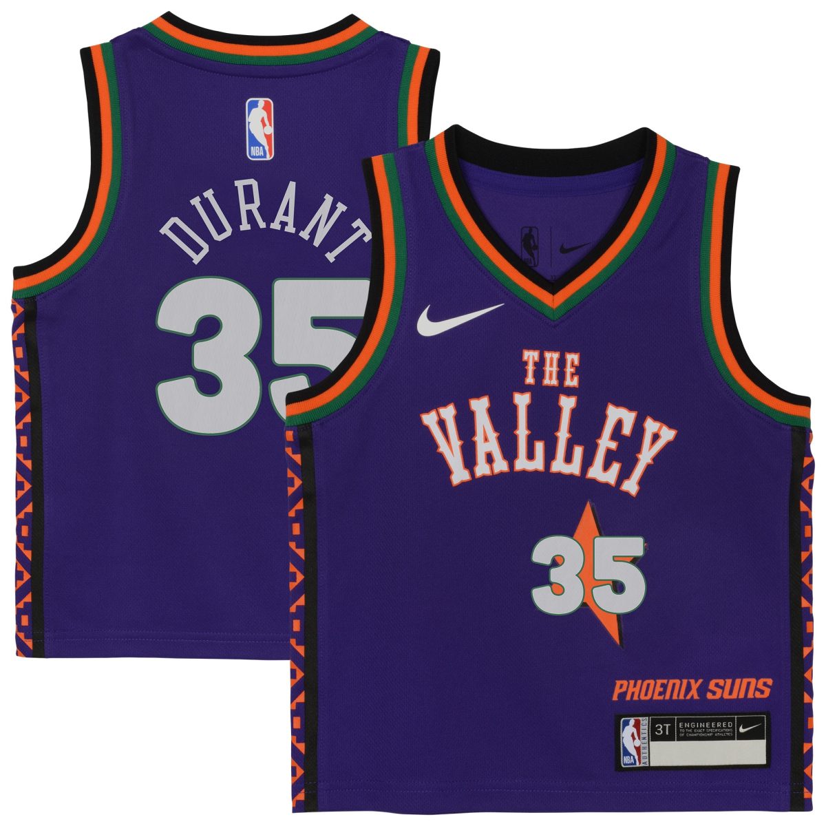 Phoenix Suns preschool phoenix suns kevin durant nike purple 202425 swingman player jersey – city edition Collection | Official Suns Shop