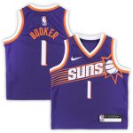 Phoenix Suns toddler phoenix suns devin booker nike purple swingman player jersey – icon edition Collection | Official Suns Shop