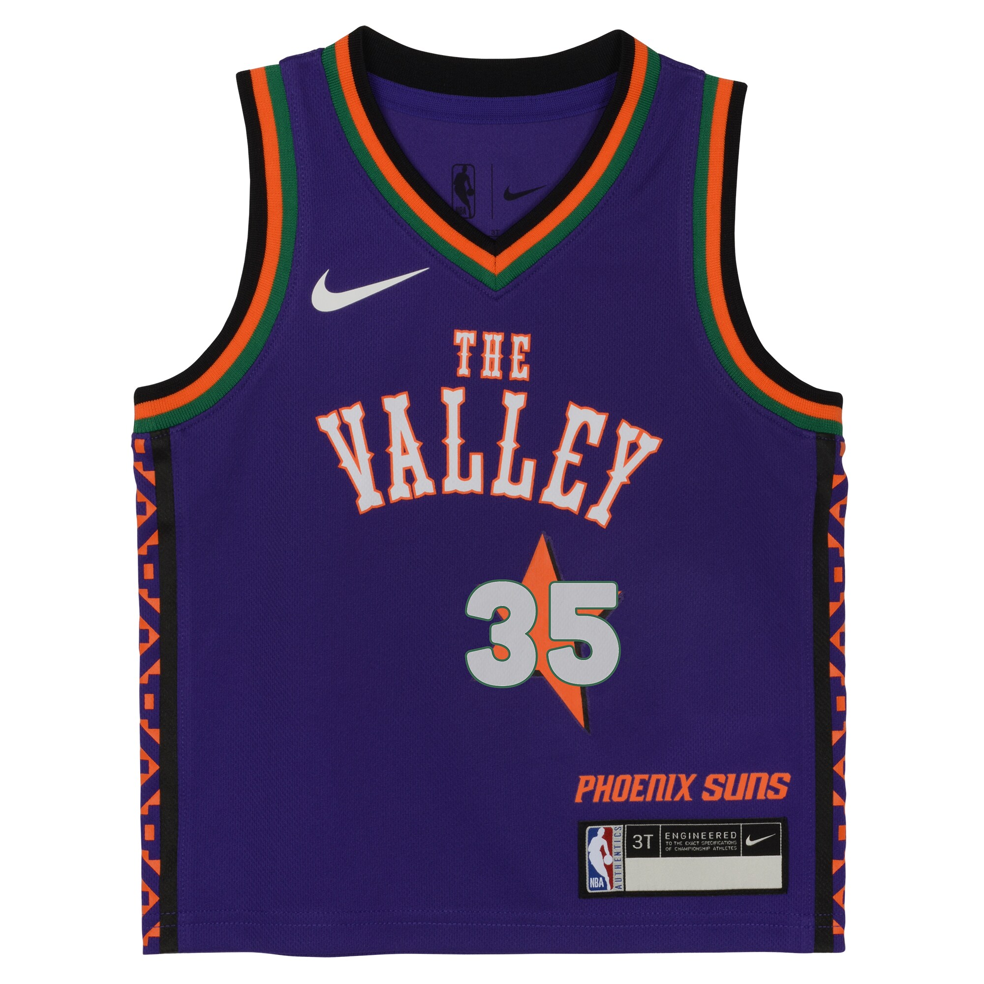 Phoenix Suns toddler phoenix suns kevin durant nike purple 202425 swingman player jersey – city edition Collection | Official Suns Shop