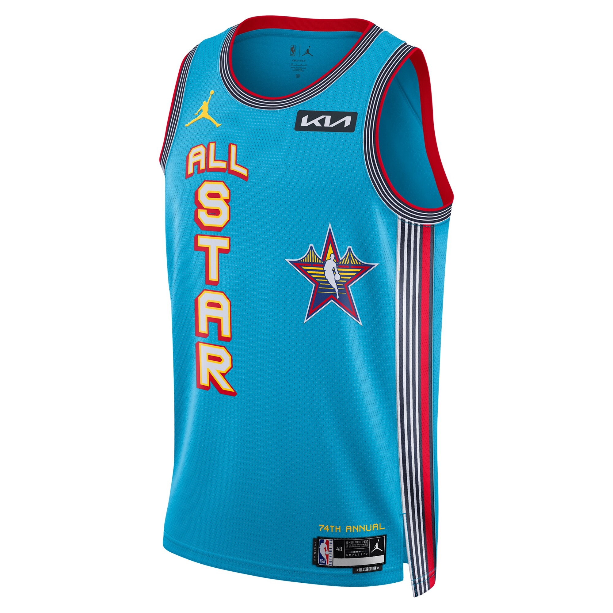 Phoenix Suns unisex kevin durant jordan brand light blue 2025 nba all-star game swingman player jersey Collection | Official Suns Shop