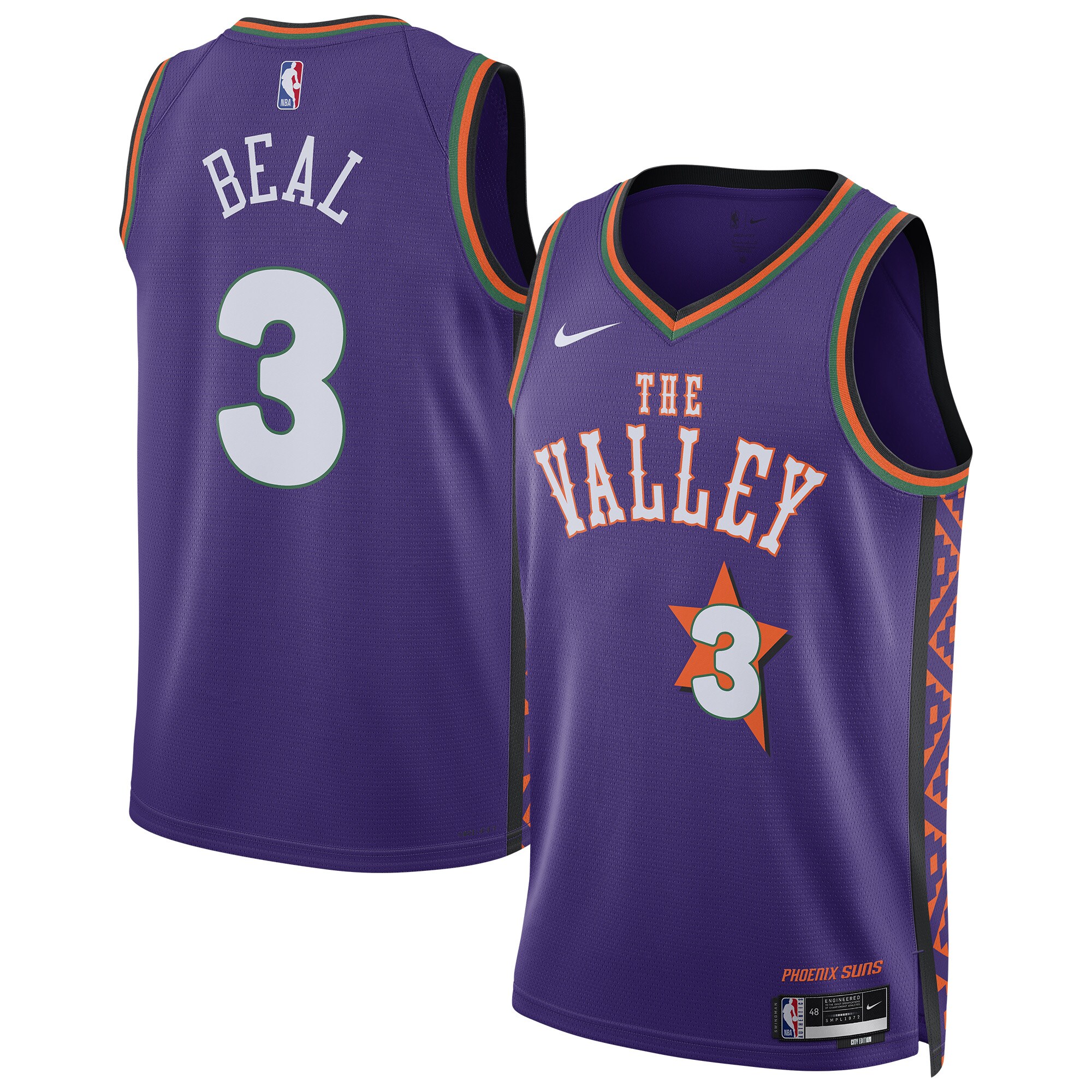 Phoenix Suns unisex phoenix suns bradley beal nike purple 202425 swingman player jersey – city edition Collection | Official Suns Shop