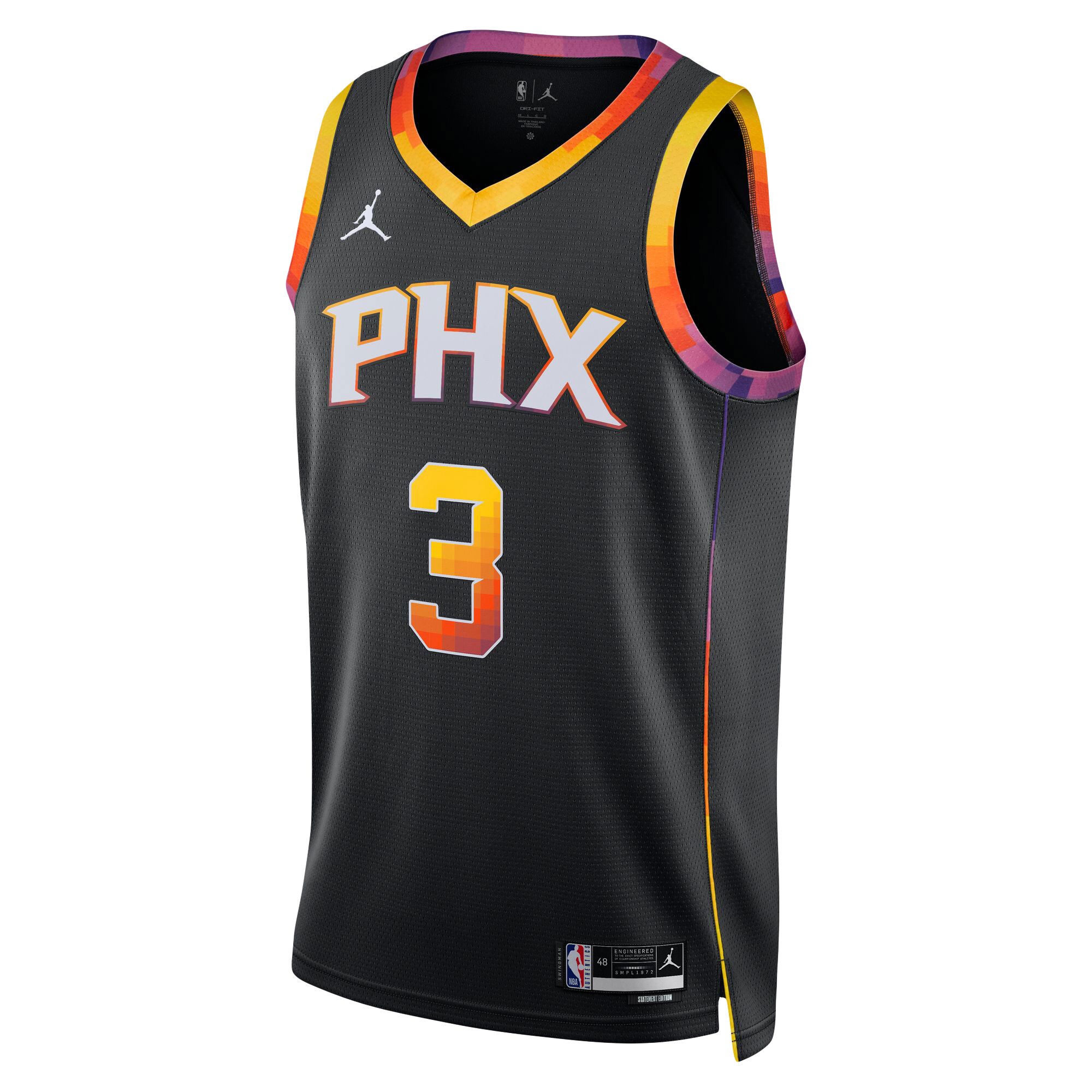 Phoenix Suns unisex phoenix suns chris paul jordan brand black swingman jersey – statement edition Collection | Official Suns Shop