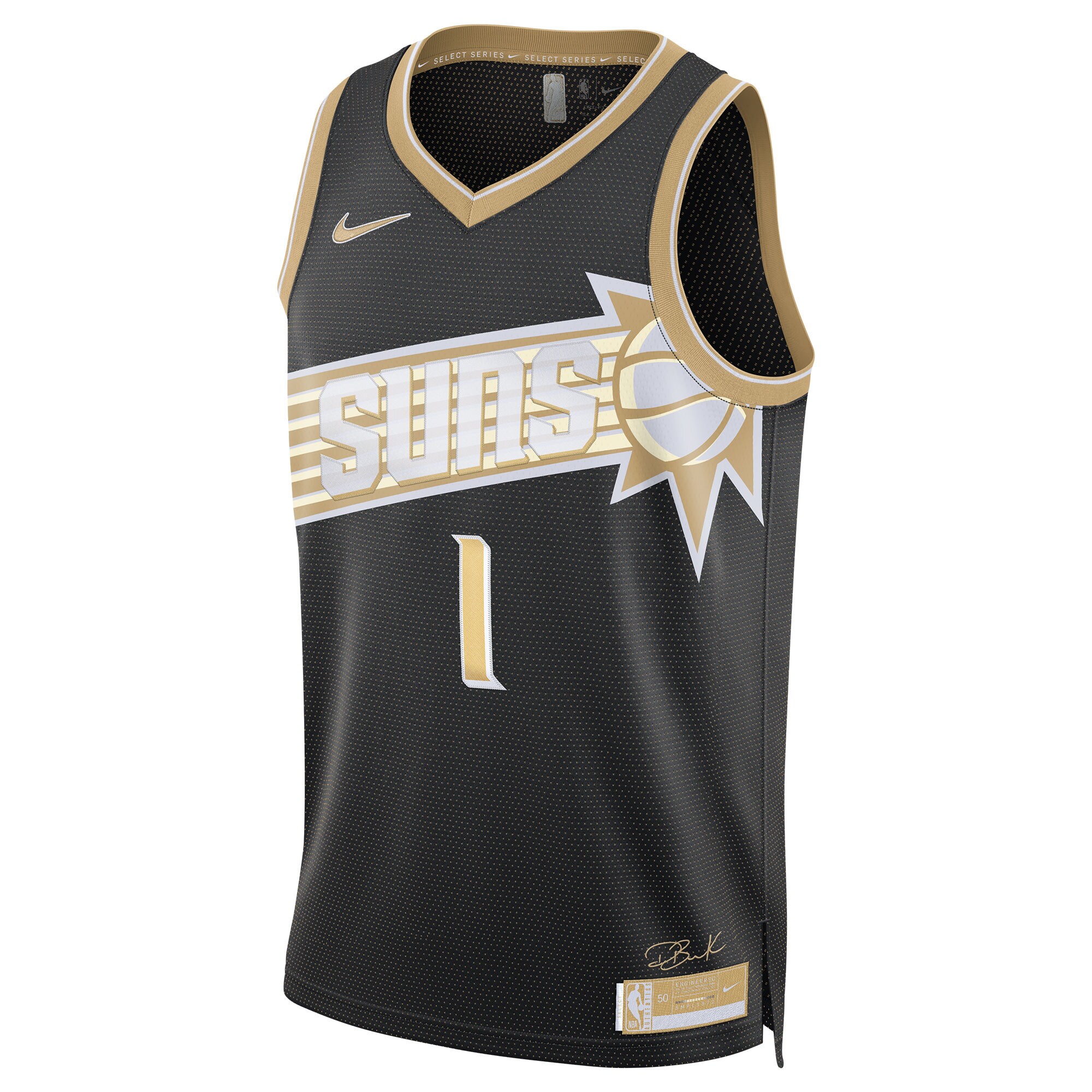 Phoenix Suns unisex phoenix suns devin booker nike black select series swingman jersey Collection | Official Suns Shop