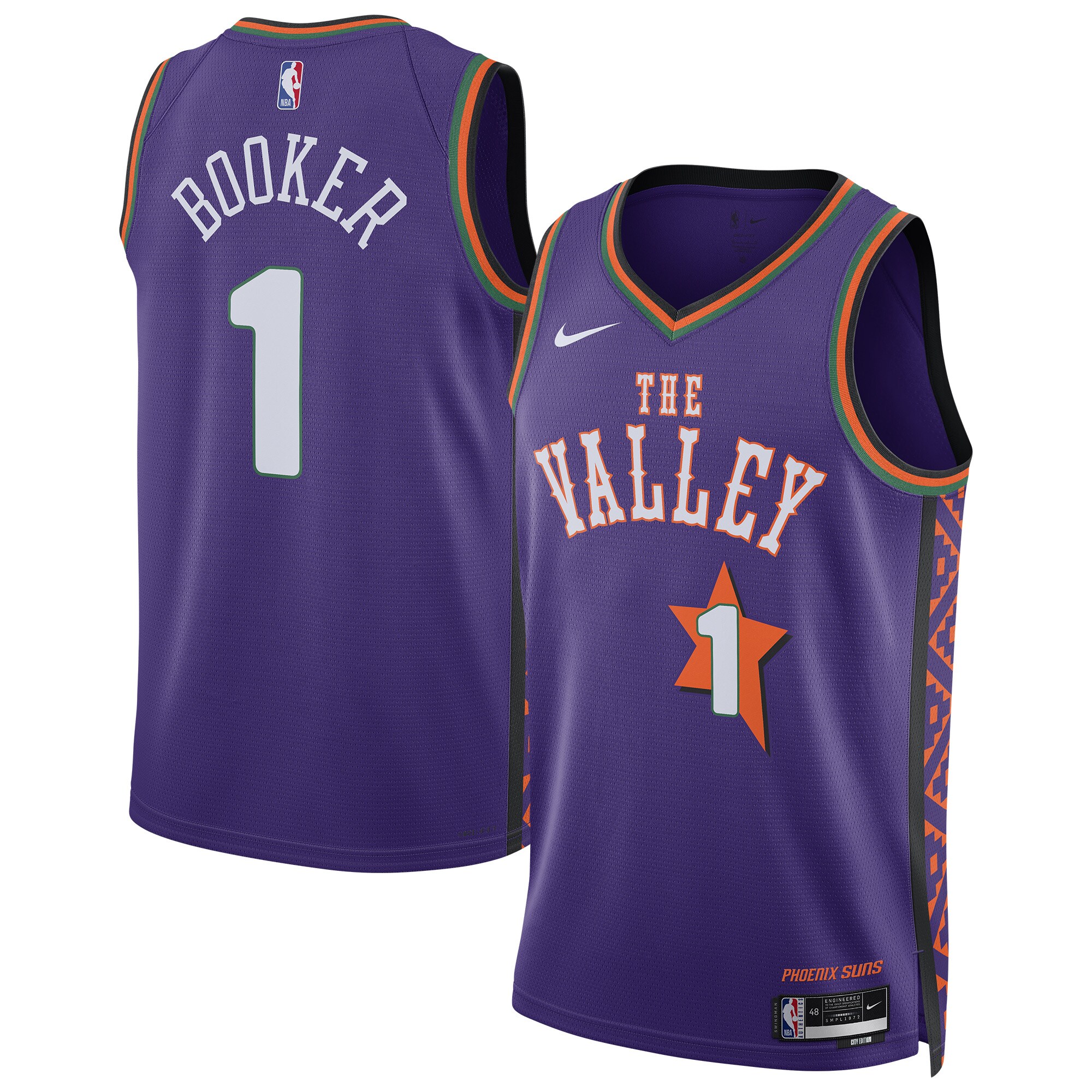 Phoenix Suns unisex phoenix suns devin booker nike purple 202425 swingman player jersey – city edition Collection | Official Suns Shop