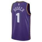 Phoenix Suns unisex phoenix suns devin booker nike purple 202425 swingman player jersey – city edition Collection | Official Suns Shop