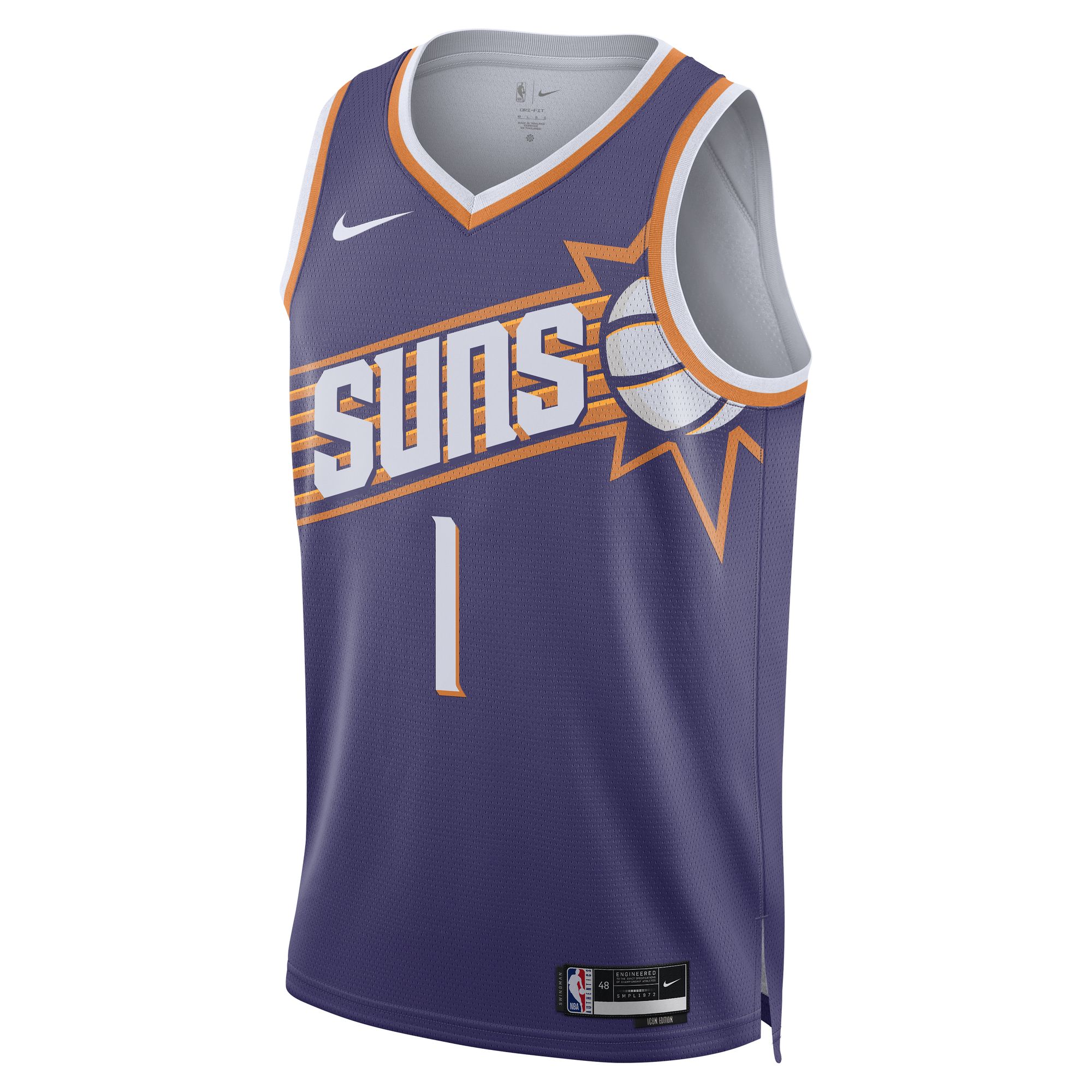 Phoenix Suns unisex phoenix suns devin booker nike purple swingman jersey – icon edition 5270441 Collection | Official Suns Shop