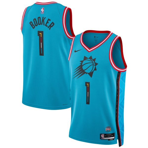 Phoenix Suns unisex phoenix suns devin booker nike turquoise 202223 swingman jersey – city edition Collection | Official Suns Shop