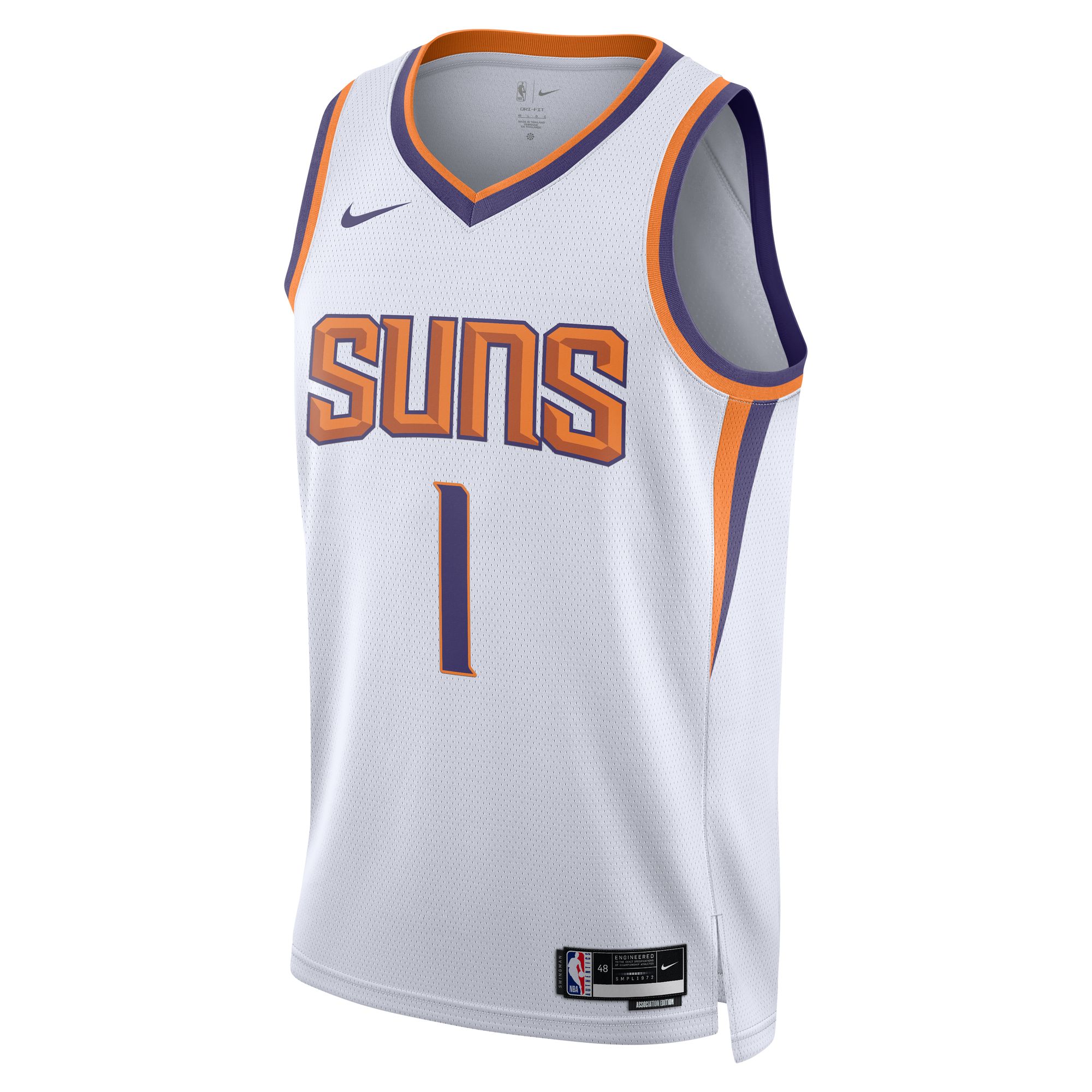 Phoenix Suns unisex phoenix suns devin booker nike white swingman jersey – association edition 4650381 Collection | Official Suns Shop