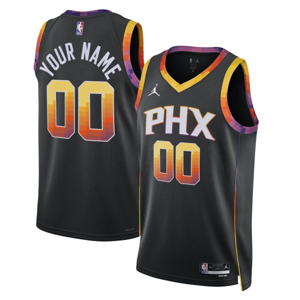 Phoenix Suns unisex phoenix suns jordan brand black 202223 swingman custom jersey – statement edition Collection | Official Suns Shop