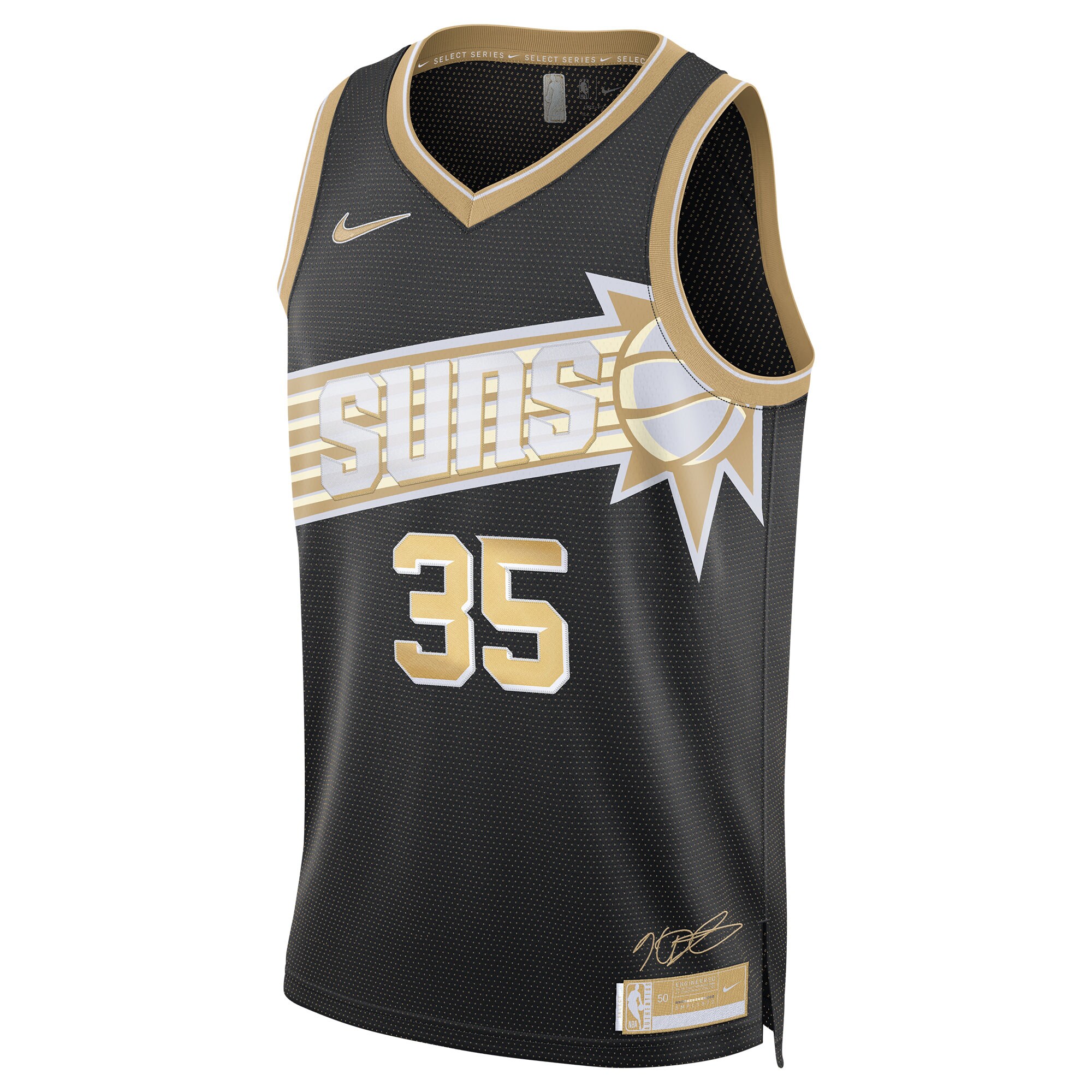 Phoenix Suns unisex phoenix suns kevin durant nike black select series swingman jersey Collection | Official Suns Shop