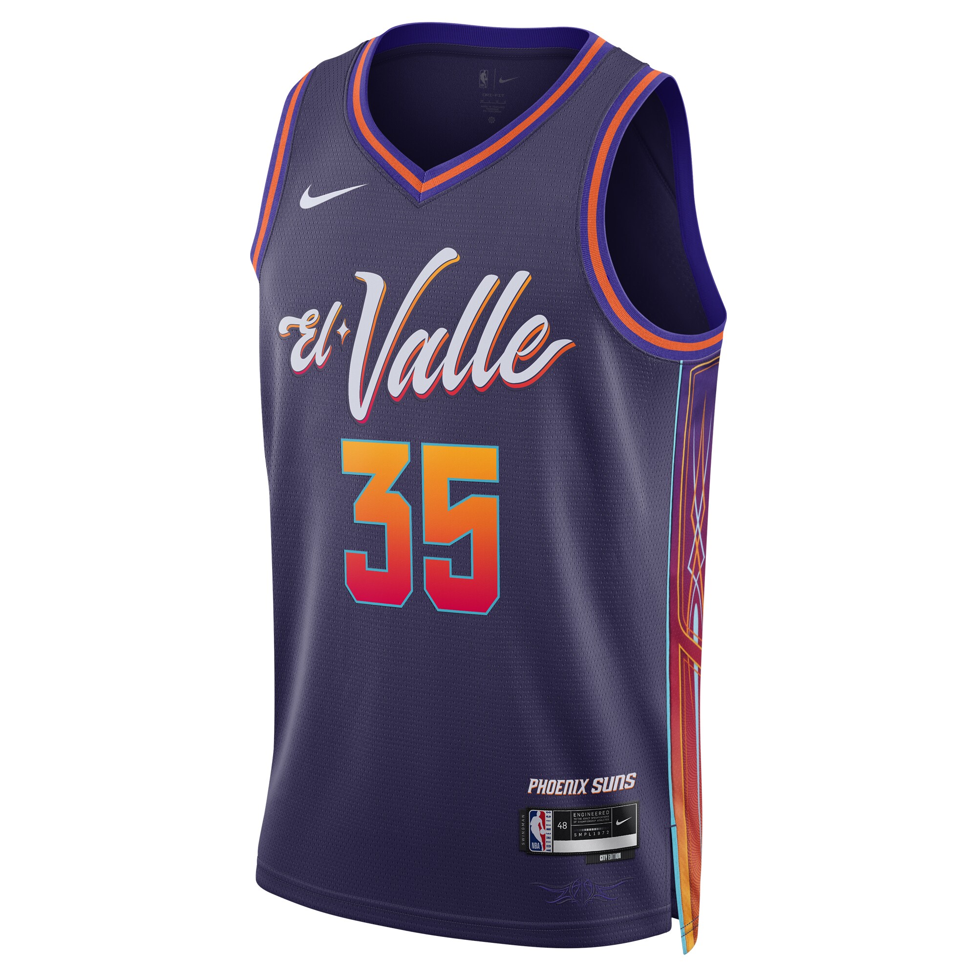Phoenix Suns unisex phoenix suns kevin durant nike purple 202324 swingman jersey – city edition Collection | Official Suns Shop