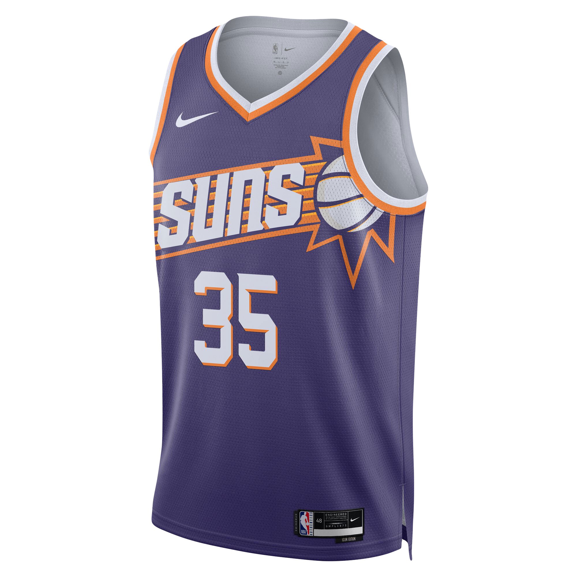 Phoenix Suns unisex phoenix suns kevin durant nike purple swingman jersey – icon edition 200031306 Collection | Official Suns Shop
