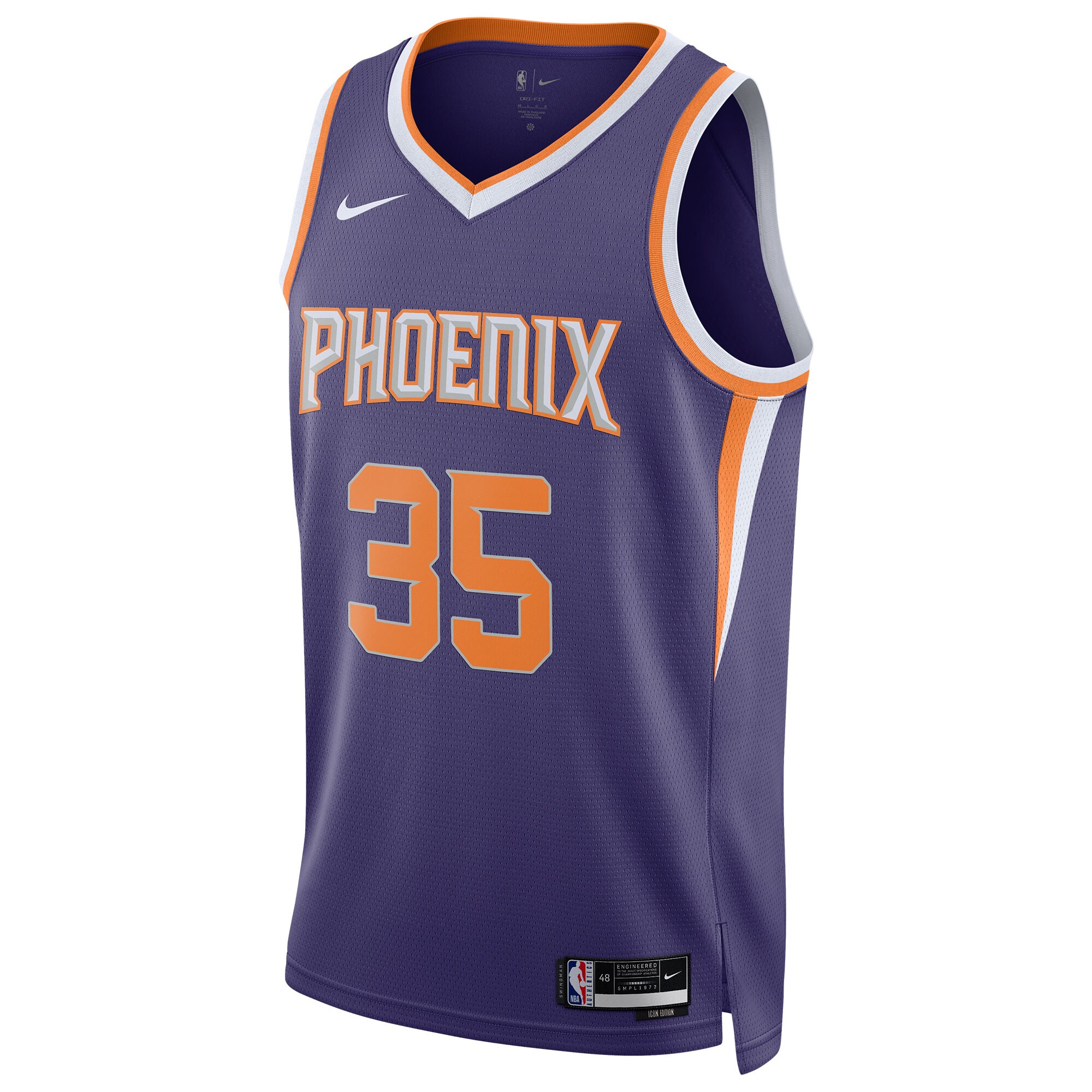 Phoenix Suns unisex phoenix suns kevin durant nike purple swingman jersey – icon edition Collection | Official Suns Shop