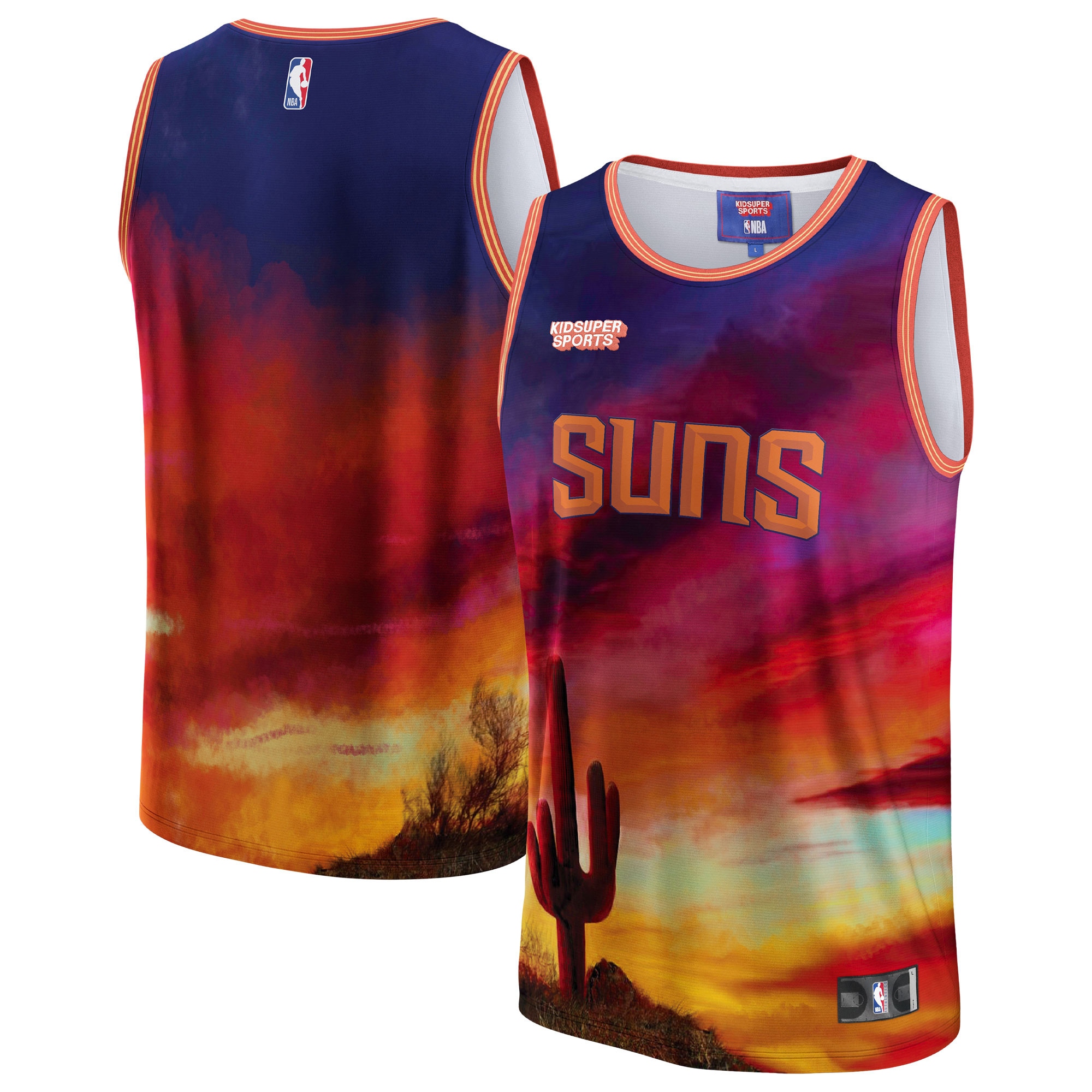 Phoenix Suns unisex phoenix suns nba  kidsuper studios by fanatics red hometown jersey Collection | Official Suns Shop