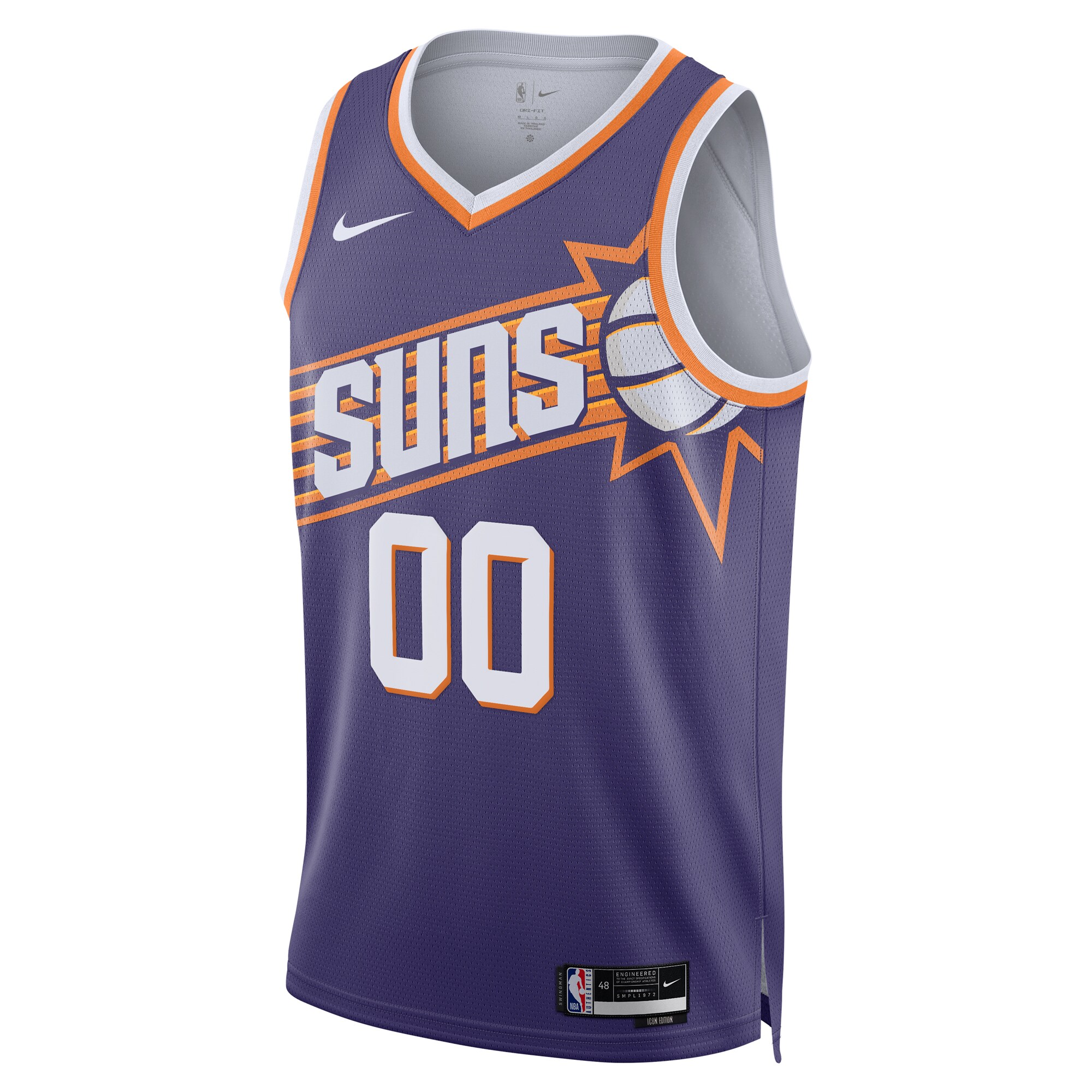Phoenix Suns unisex phoenix suns nike purple swingman custom jersey – icon edition Collection | Official Suns Shop