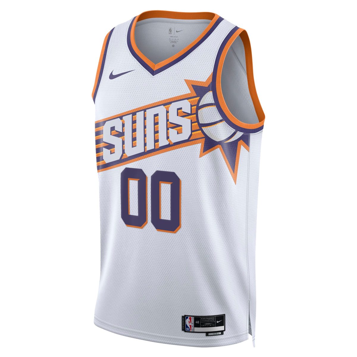 Phoenix Suns unisex phoenix suns nike white swingman custom jersey – association edition Collection | Official Suns Shop