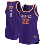 Phoenix Suns womens phoenix suns deandre ayton fanatics purple fast break tank jersey – icon edition Collection | Official Suns Shop